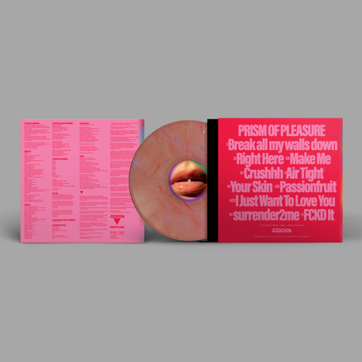 Elkka - Prism of Pleasure: Signed Dusty Pink Marble Vinyl LP