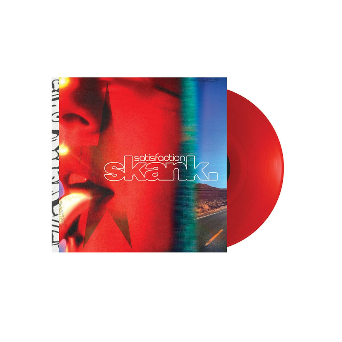 Fatboy Slim, The Rolling Stones - Satisfaction Skank: 1-Sided Red Vinyl 12"