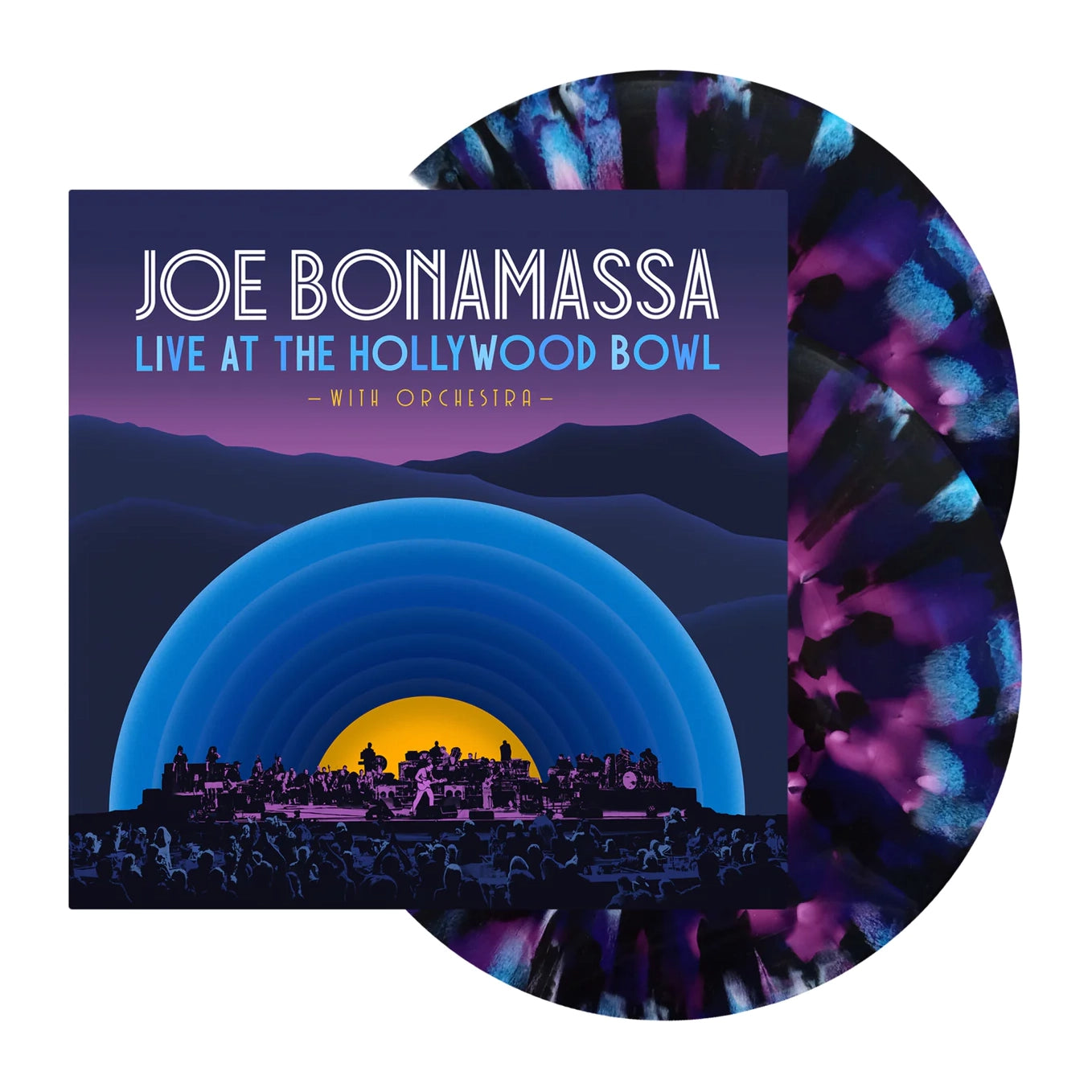 Joe Bonamassa - Live At The Hollywood Bowl With Orchestra: Purple Blue Lagoon & Blue Eclipse Vinyl 2LP