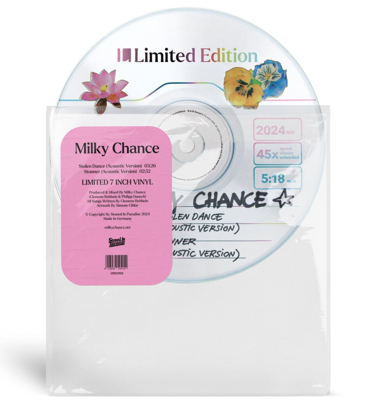 Milky Chance - Stolen Dance: Limited Picture Disc Vinyl 7" Single