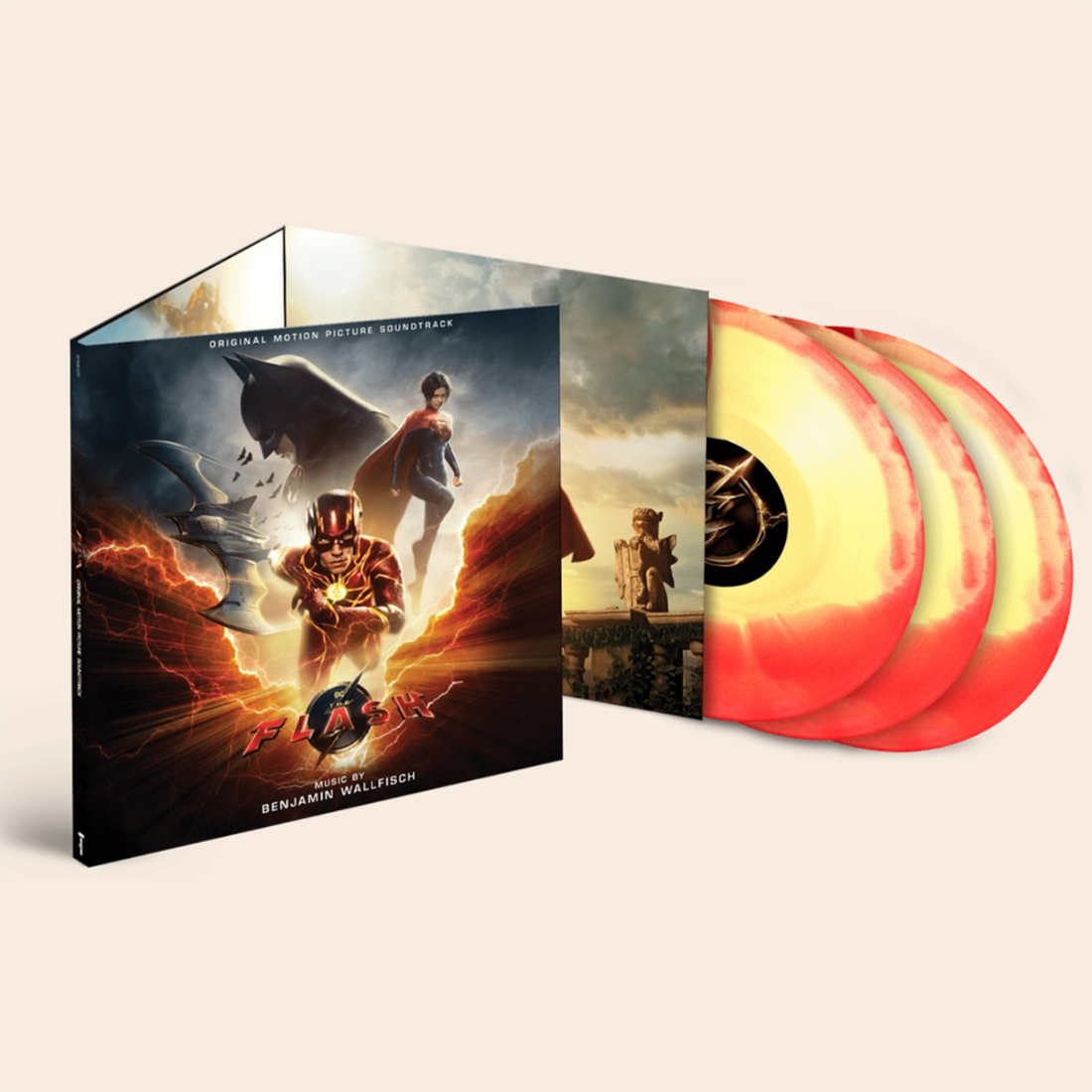 Benjamin Wallfisch - The Flash (Original Motion Picture Soundtrack): Red/Yellow Vinyl 3LP