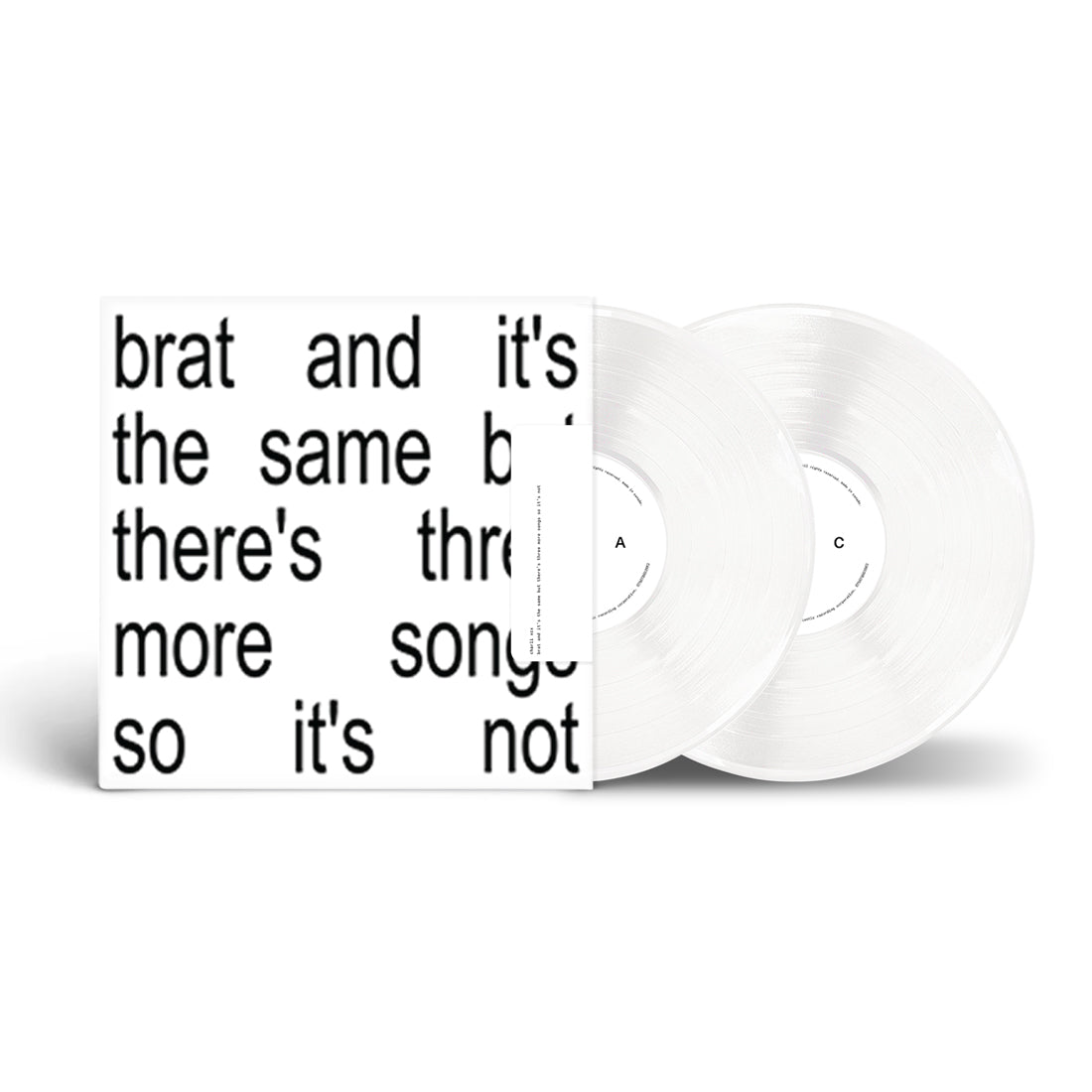 Charli XCX - brat and it’s the same but there’s three more songs so it’s not: White Vinyl 2LP