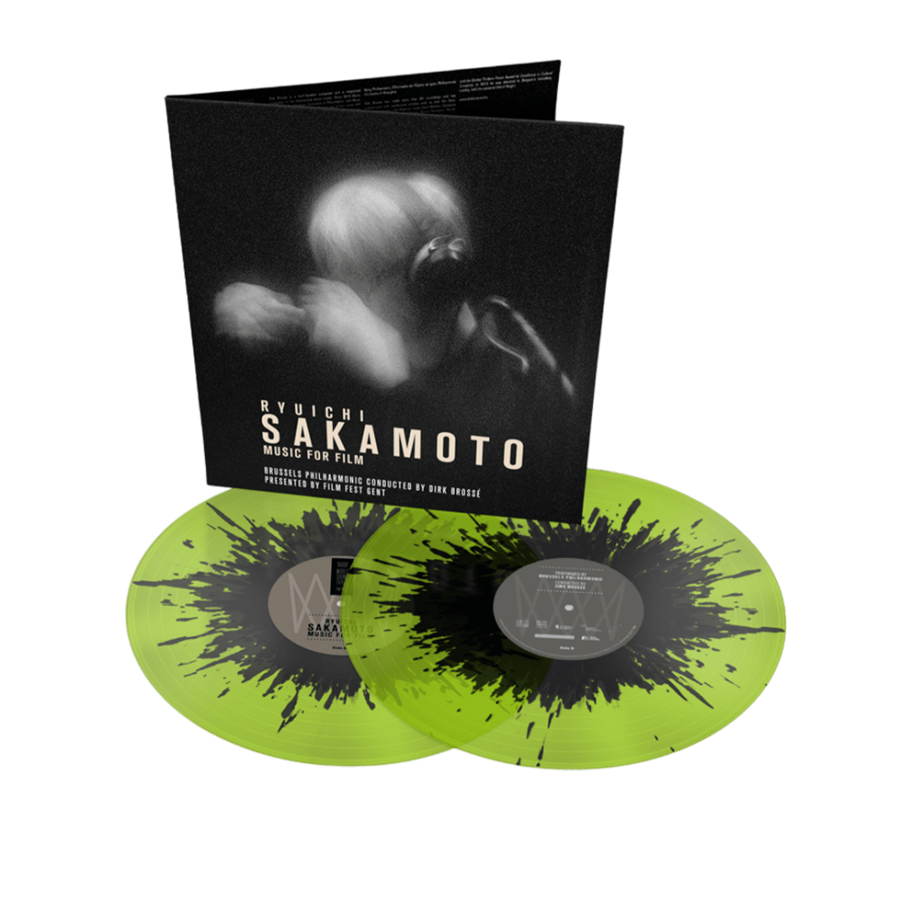 Ryuichi Sakamoto - Music For Film: Lime Green & Black Splatter Vinyl 2LP