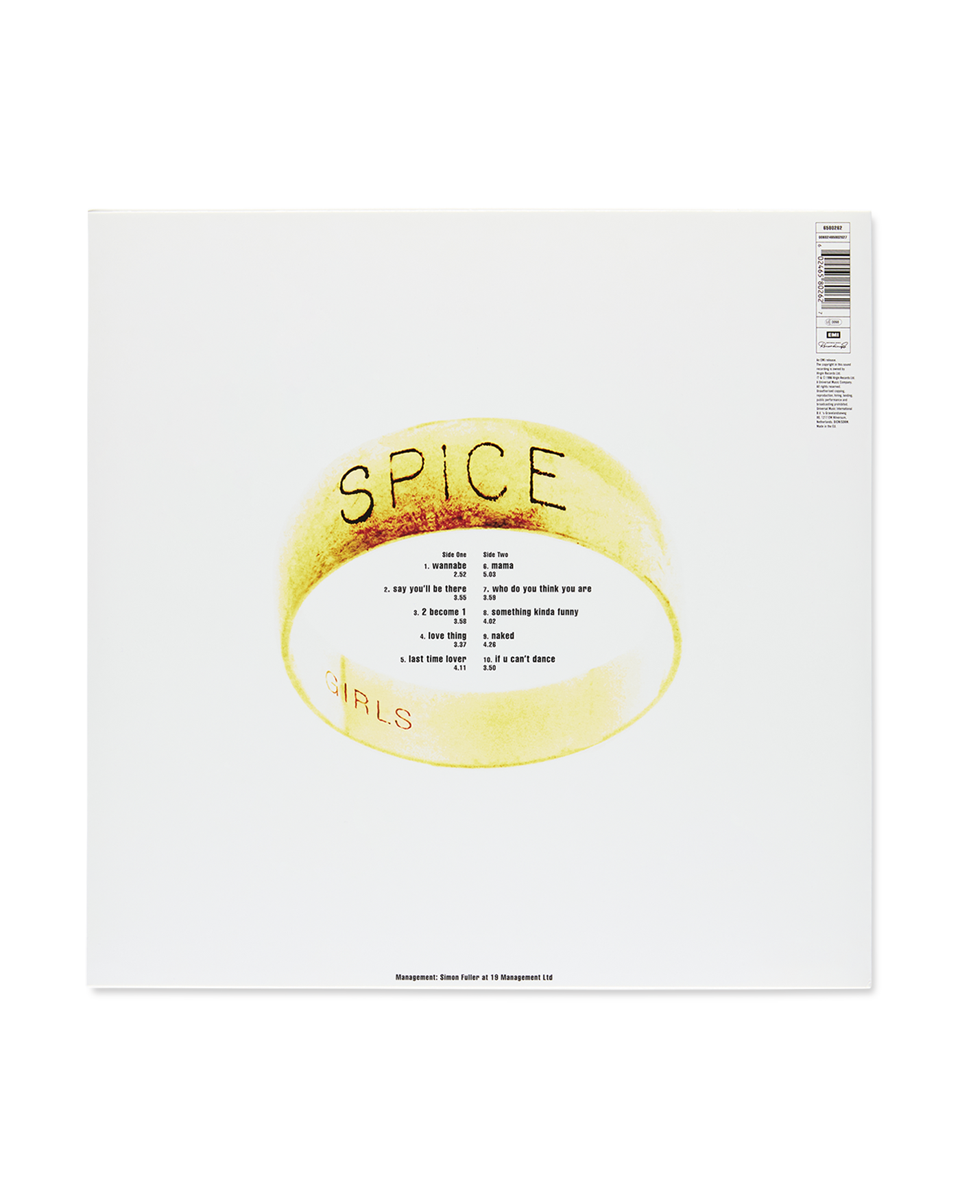 Spice Girls - Spice: Limited Clear Vinyl LP [NAD24]