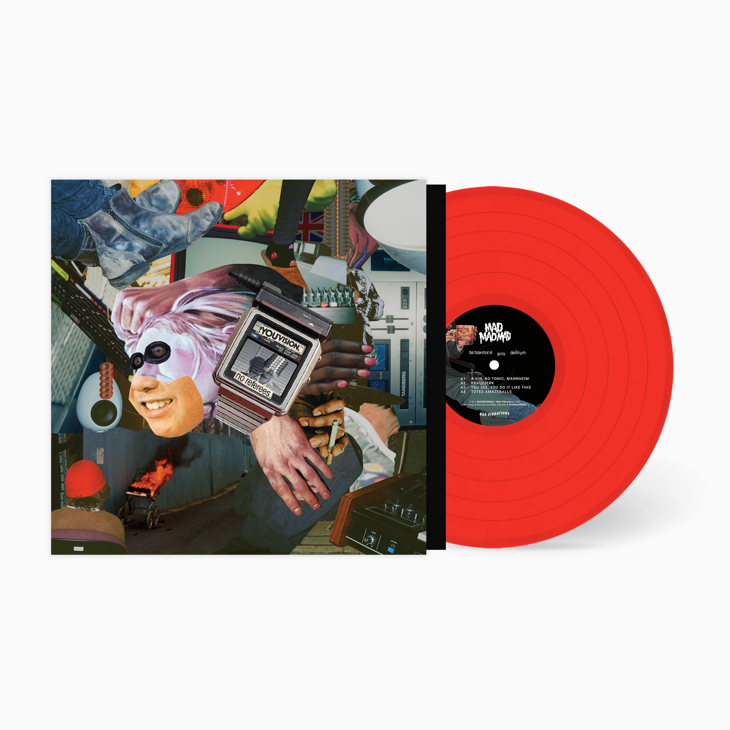 MADMADMAD - Behavioural Sink Delirium: Red Vinyl LP