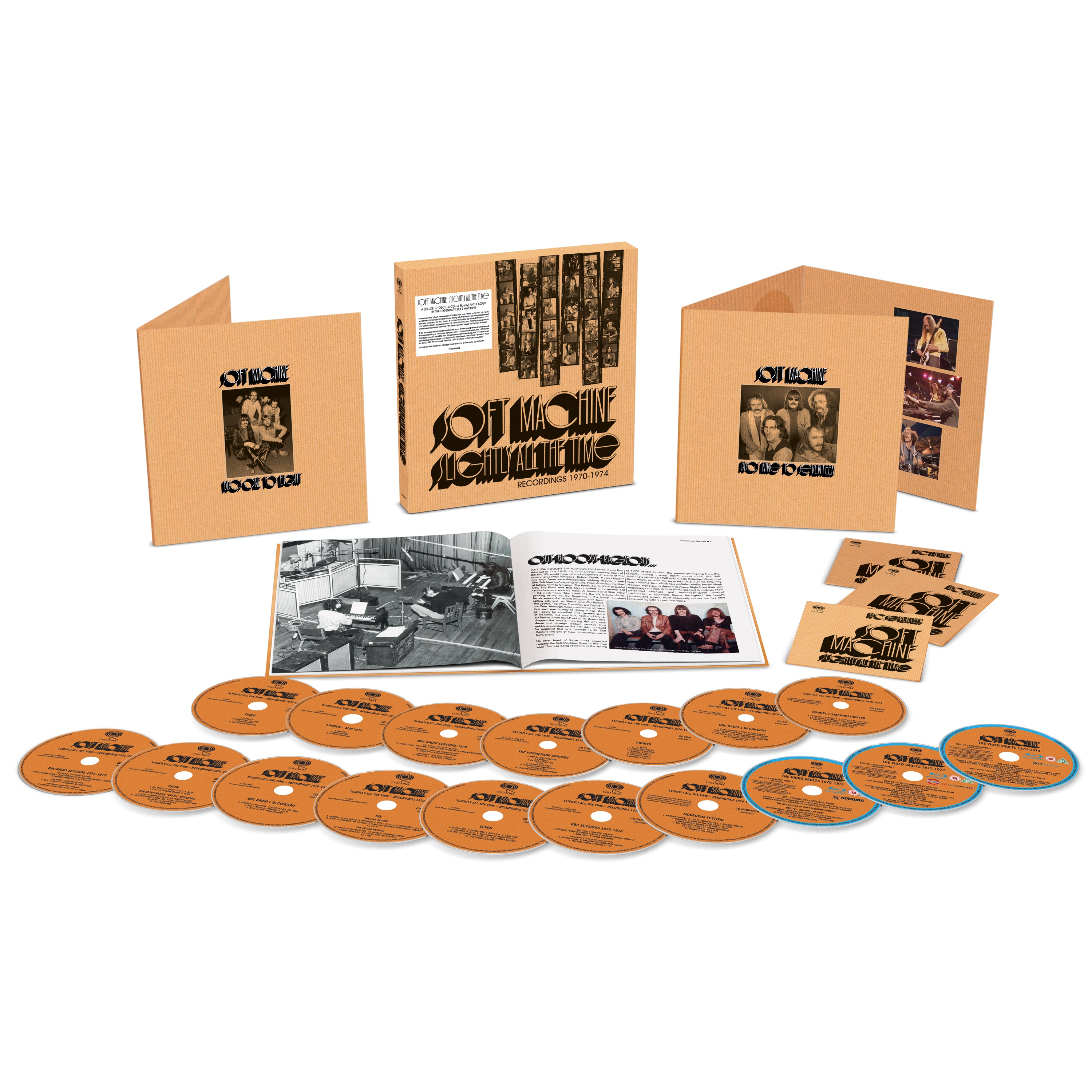 Soft Machine - Slightly All The Time – Recordings 1970-1974: 17CD Box Set