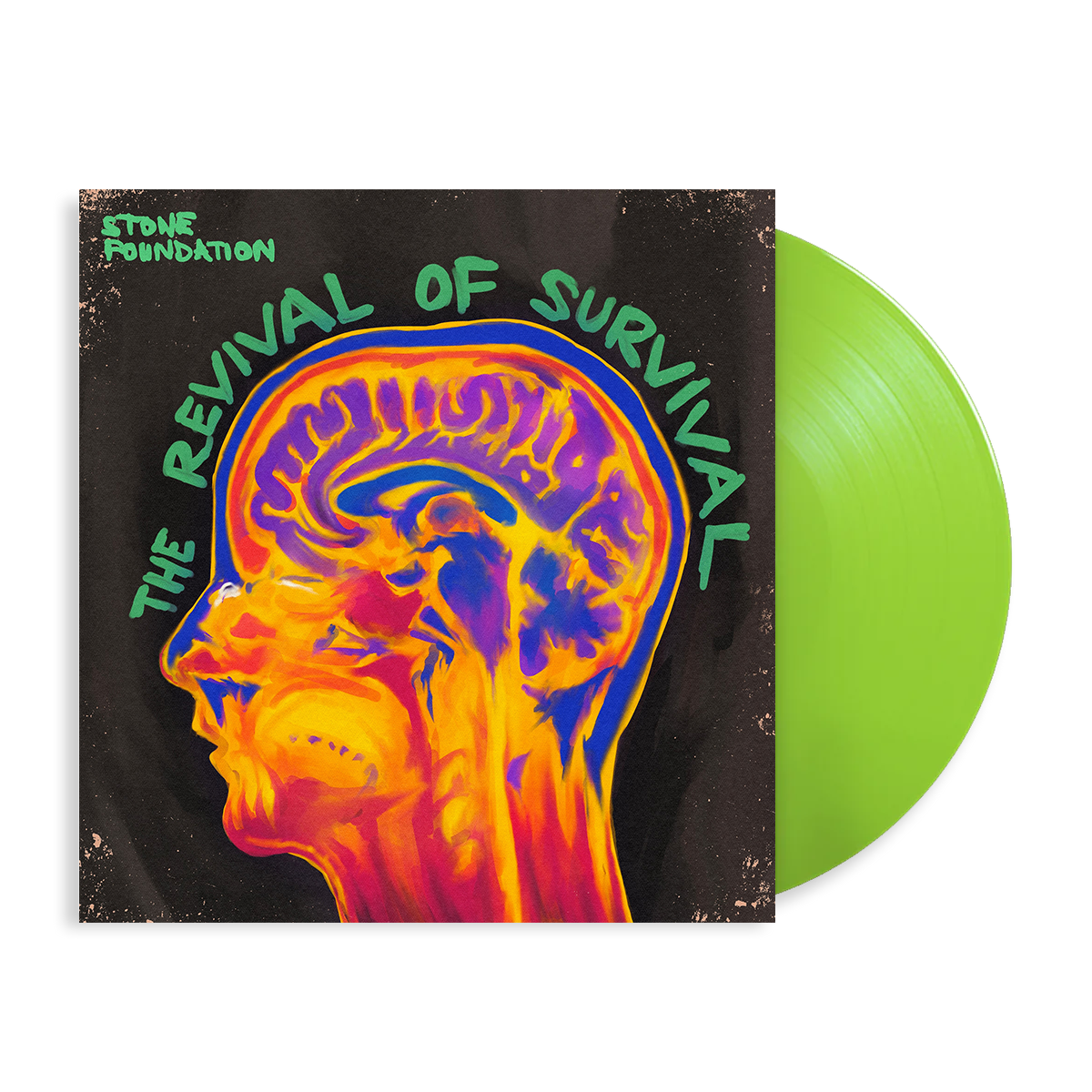 Stone Foundation - The Revival of Survival: Signed Green Vinyl LP