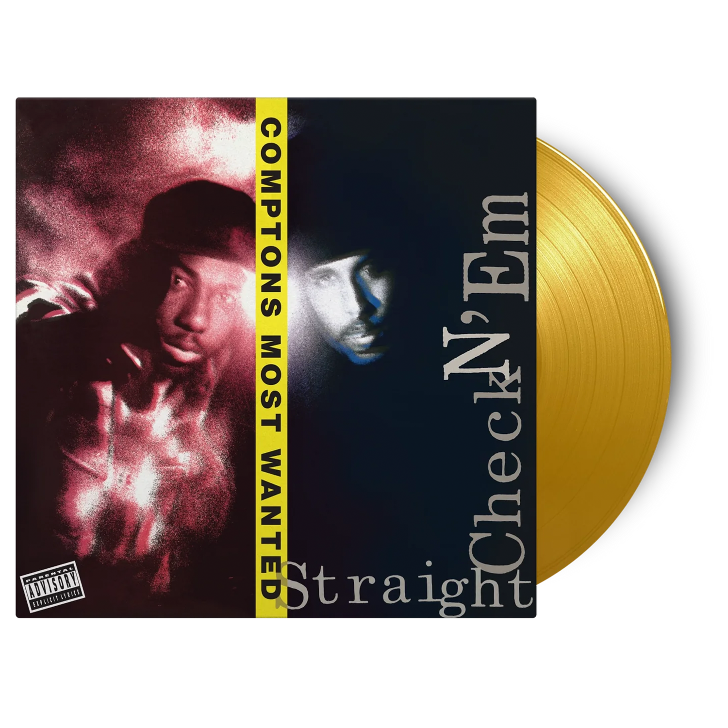 Compton's Most Wanted - Straight Checkn 'Em: Limited Yellow Vinyl LP