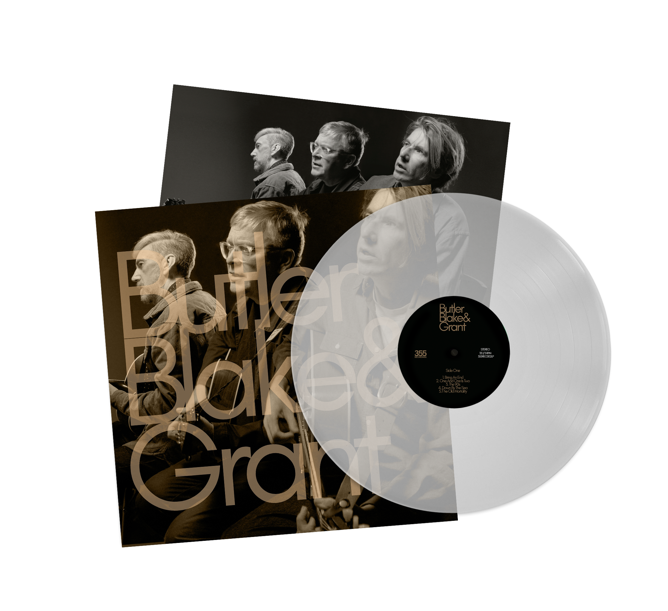 Butler, Blake & Grant - Butler, Blake & Grant: Transparent Vinyl with Signed Print