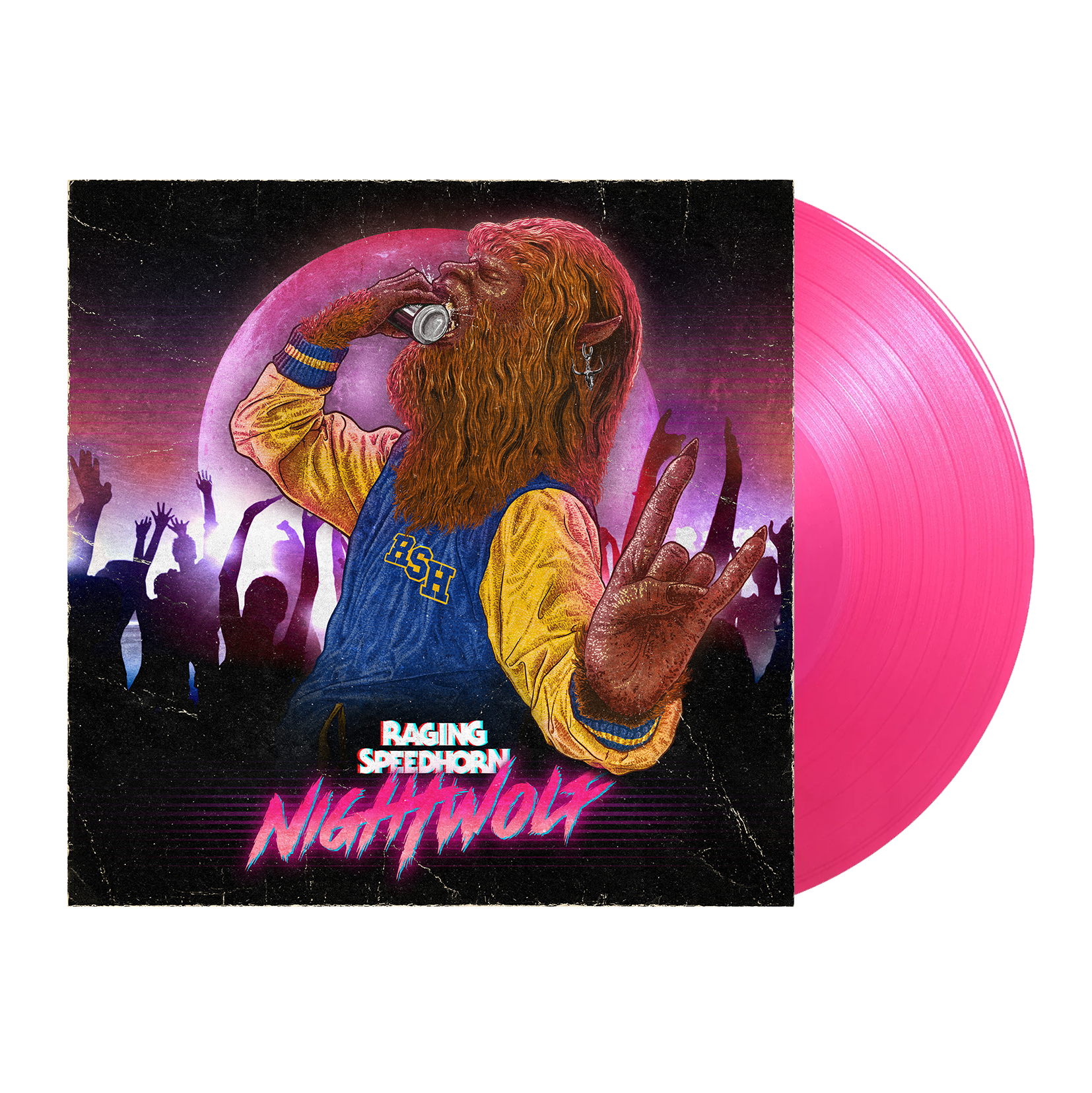 Raging Speedhorn - Night Wolf: Hot Pink Vinyl LP