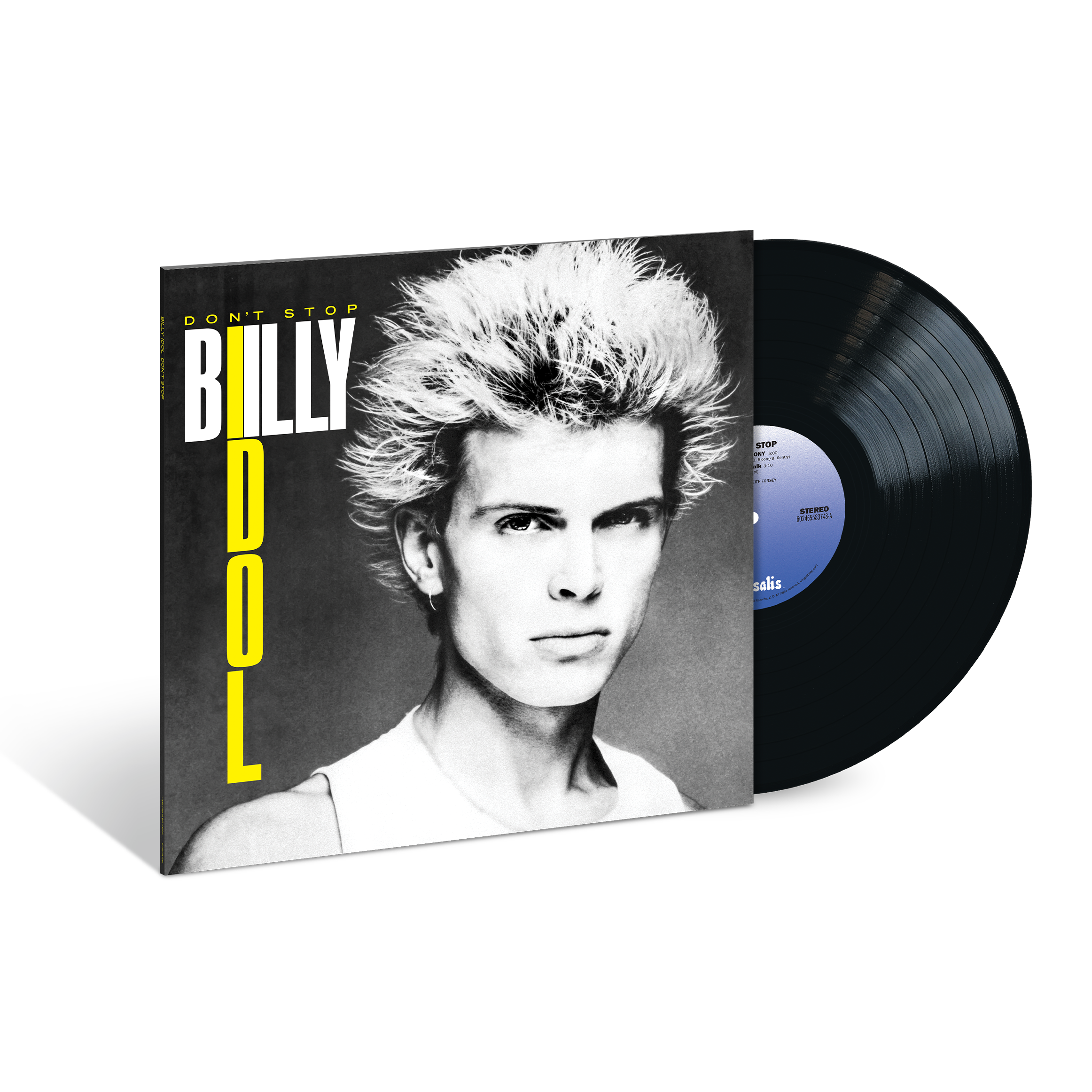 Billy Idol - Don't Stop: Black Vinyl LP
