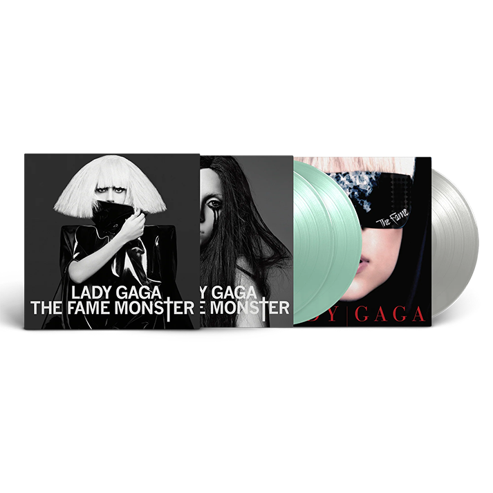 Lady Gaga - The Fame Monster: Exclusive Silver & Coke Bottle Clear Vinyl 3LP