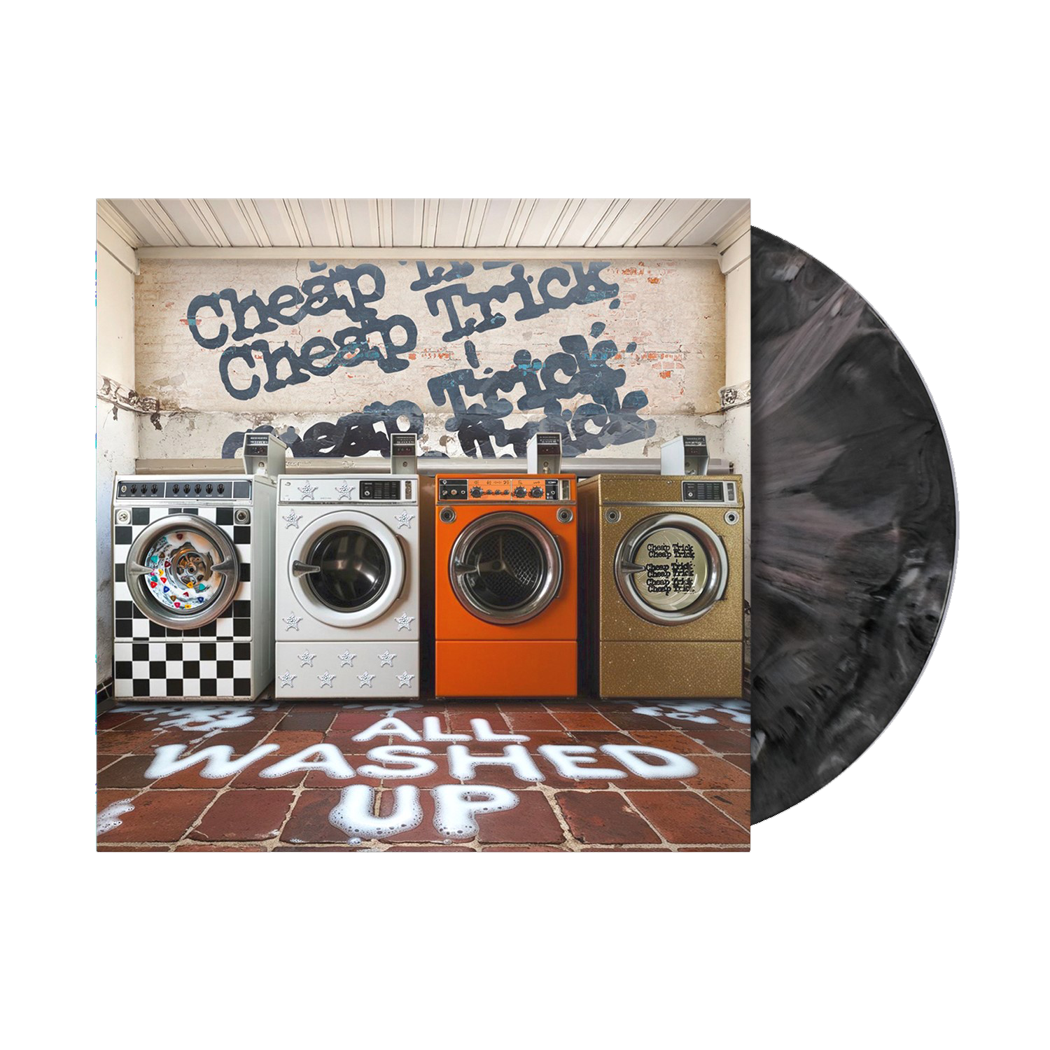 Cheap Trick - All Washed Up: Graphite Marble Vinyl LP