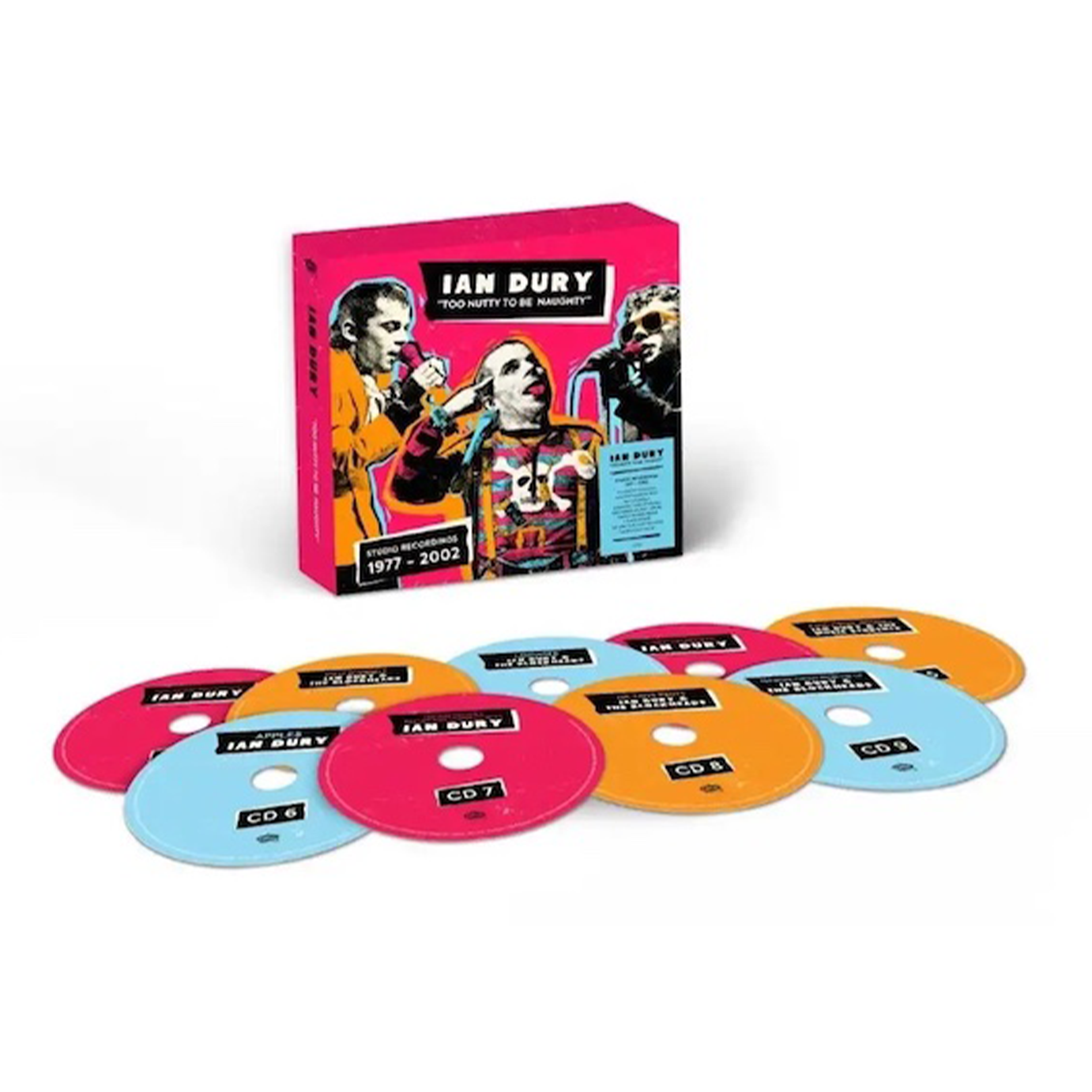 Ian Dury - Too Nutty To Be Naughty - Studio Recordings 1977-2002: Deluxe 9CD Box Set