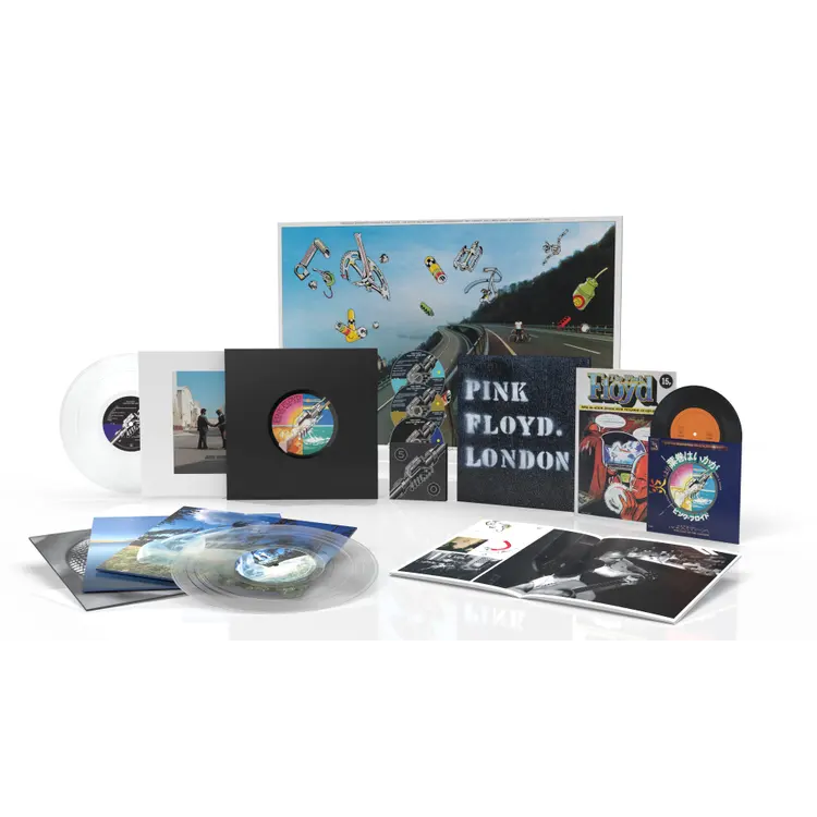 Pink Floyd - Wish You Were Here (50th Anniversary): Clear Vinyl 4LP + 2CD + 7" + Blu-Ray Box Set