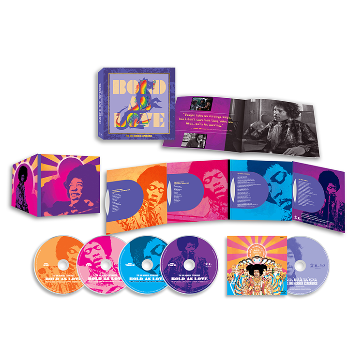 Jimi Hendrix Experience - Bold As Love: 4CD + Blu-Ray Box Set
