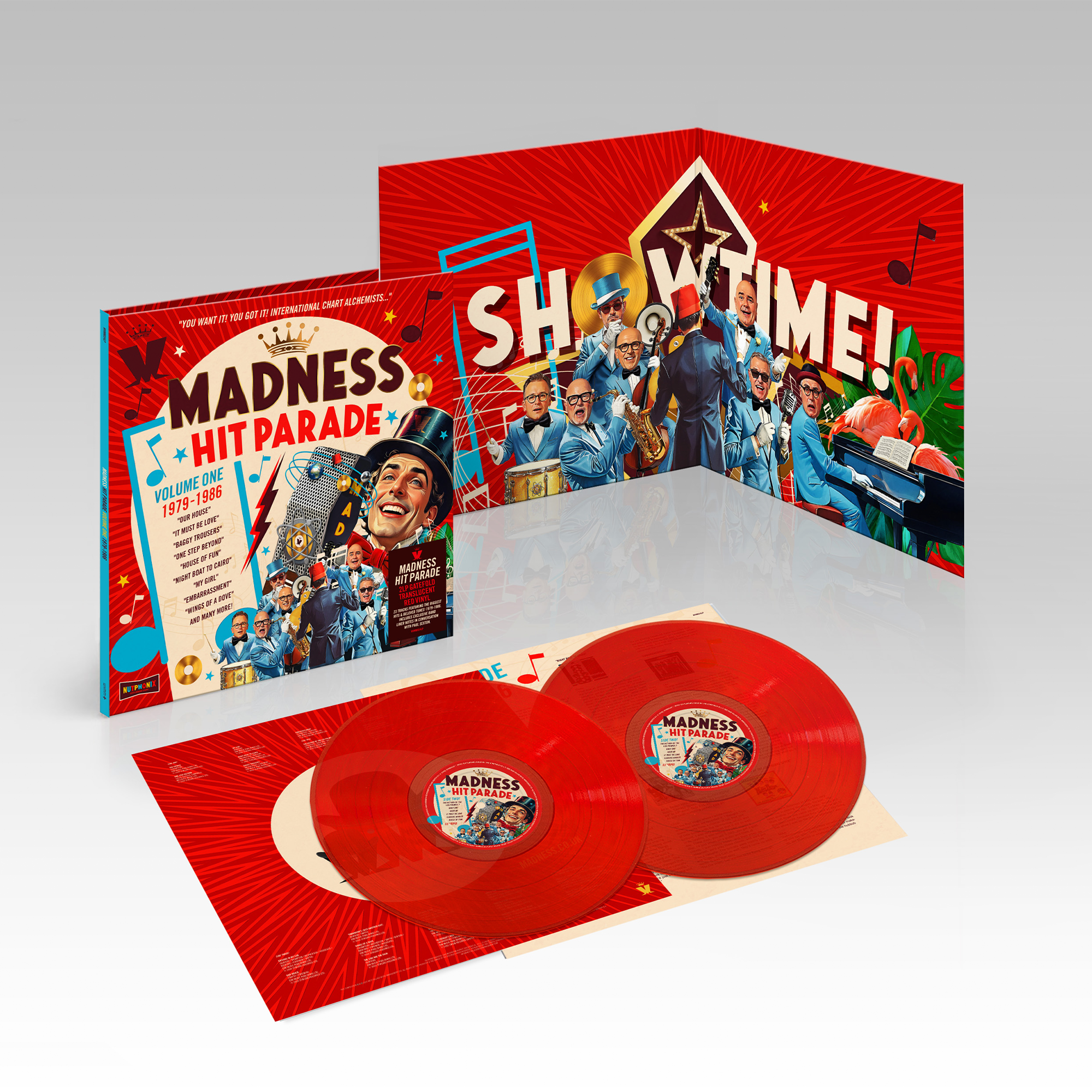 Madness - Hit Parade Volume 1: 1979–1986 Gatefold Translucent Red Vinyl 2LP 