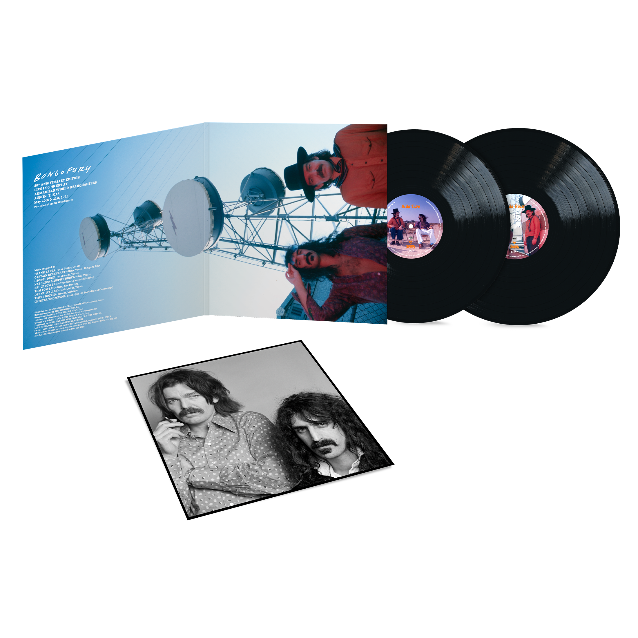 Frank Zappa - Bongo Fury (50th Anniversary): Black Vinyl 2LP