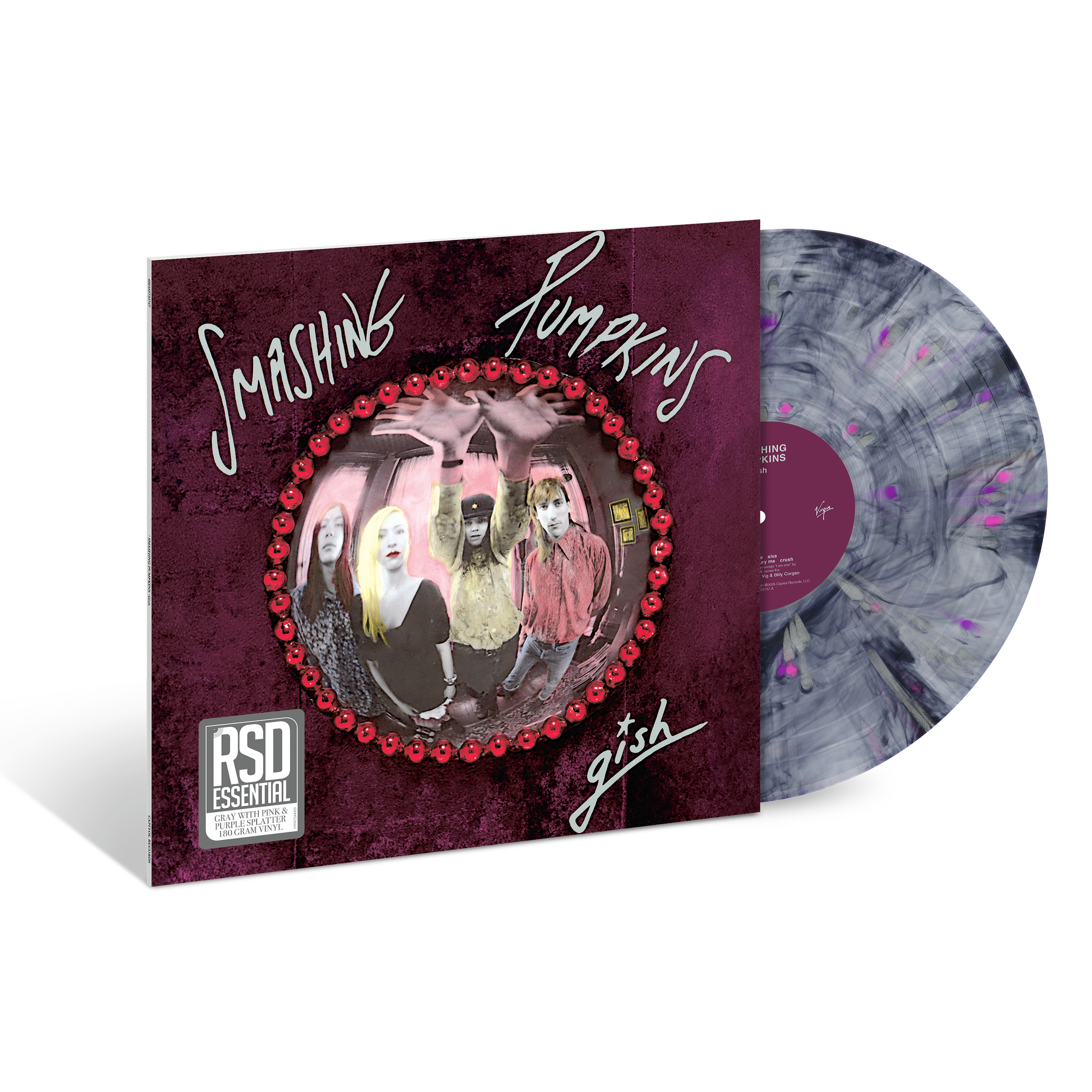 Smashing Pumpkins - Gish: Grey, Pink & Purple Splatter Vinyl LP