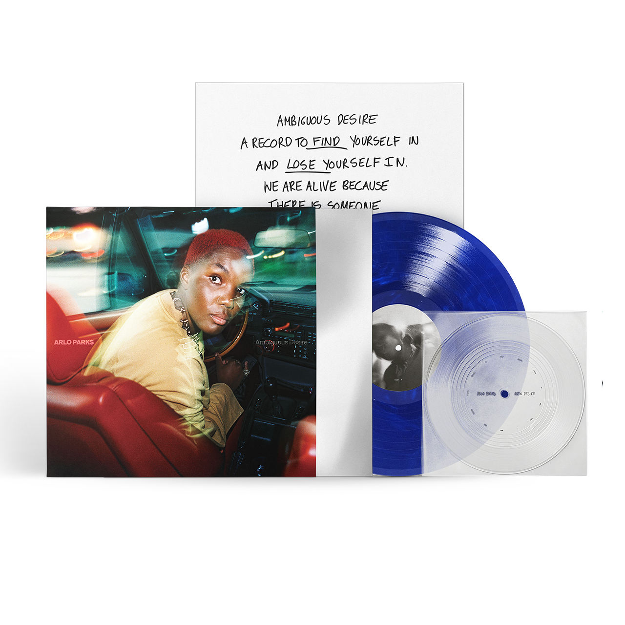 Arlo Parks - Ambiguous Desire: Marble Blue Vinyl LP & Exclusive Clear 7" Flexi Disc