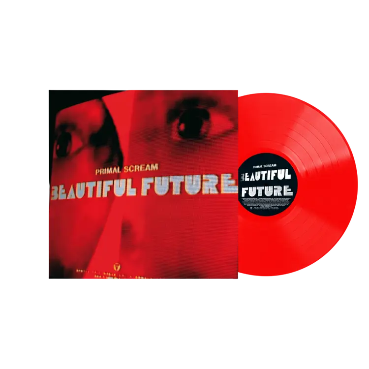 Primal Scream - Beautiful Future: Transparent Red Vinyl LP