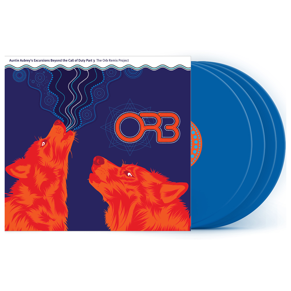 The Orb - Auntie Aubrey's Excursions Beyond The Call Of Duty Part 3: Blue Vinyl 4LP