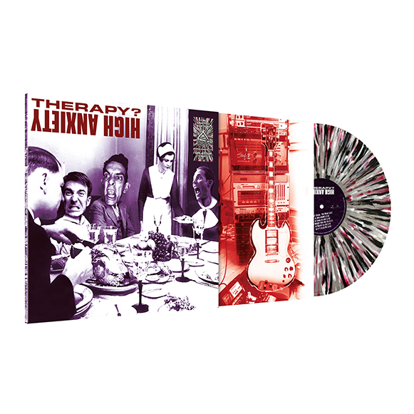 Therapy? - High Anxiety: Exclusive Splatter Purple, White & Black Vinyl LP