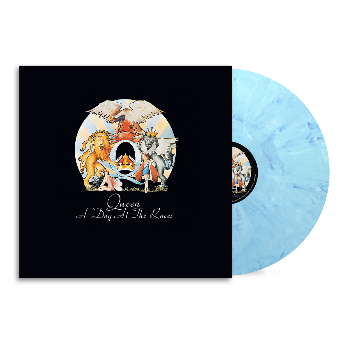 Queen - A Day at the Races (50th Anniversary): Blue Marbled Vinyl LP