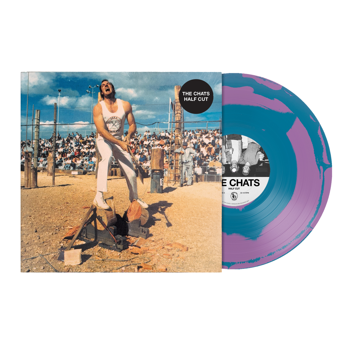 The Chats - Half Cut: Hand Pour Blue/Clear Teal/Pink Vinyl LP