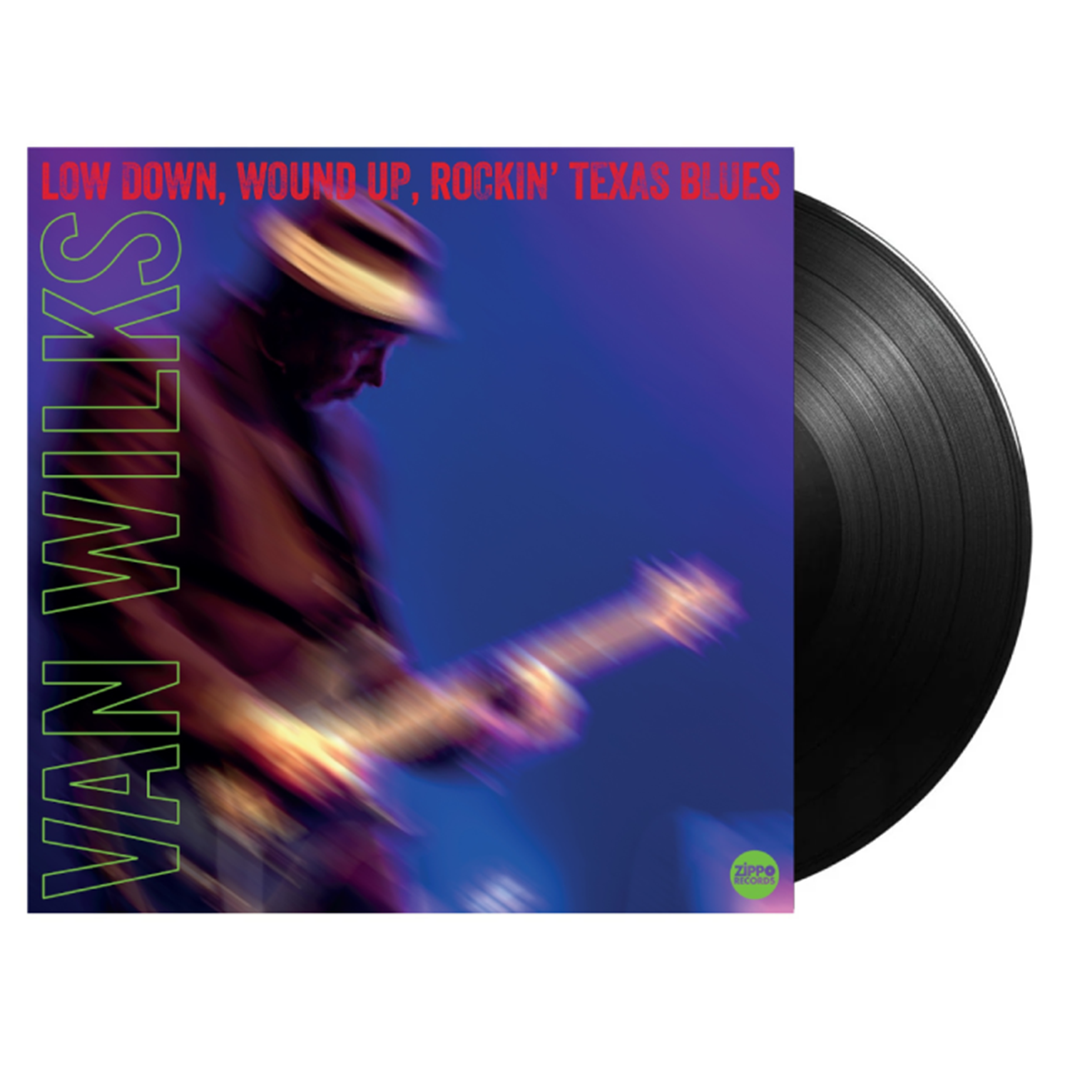 Low Down, Wound Up, Rockin' Texas Blues: Vinyl LP & Signed Art Card