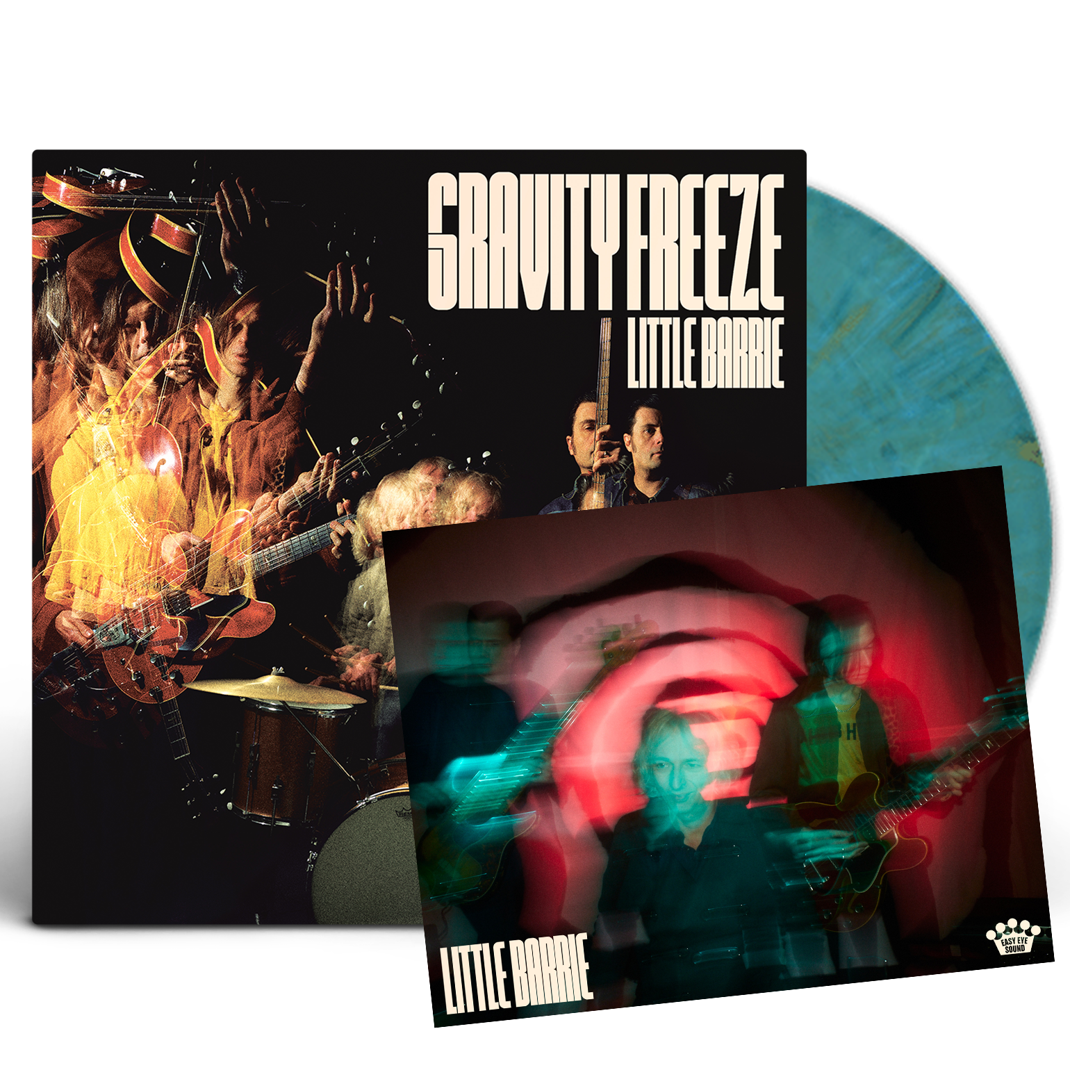Gravity Freeze: Turquoise Blend Vinyl LP & Exclusive Signed Print