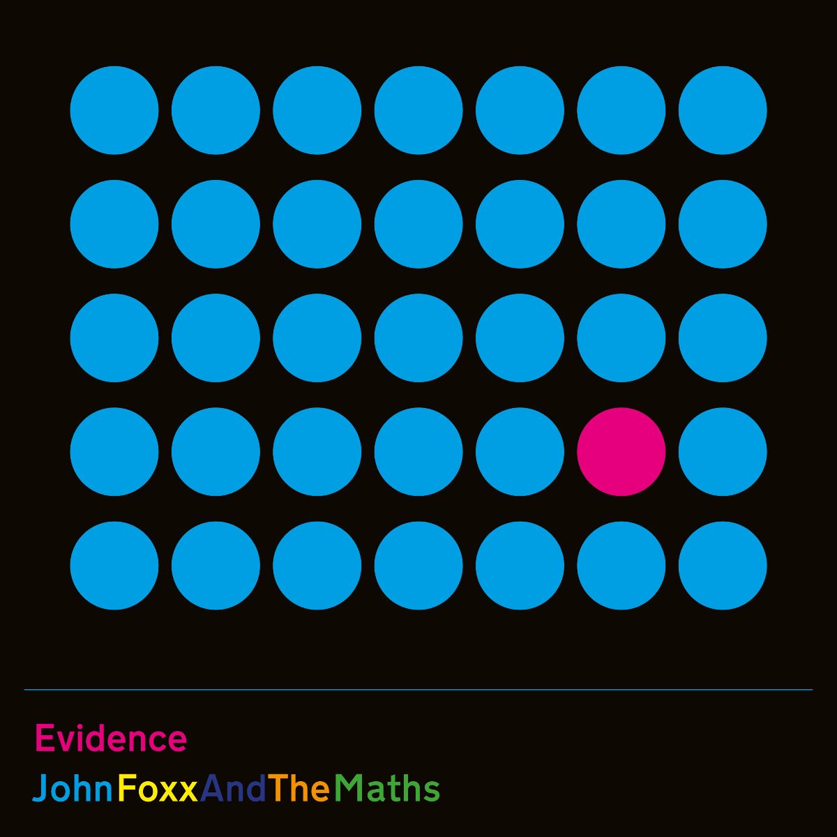 John Foxx and the Maths - Evidence: Magenta Vinyl LP