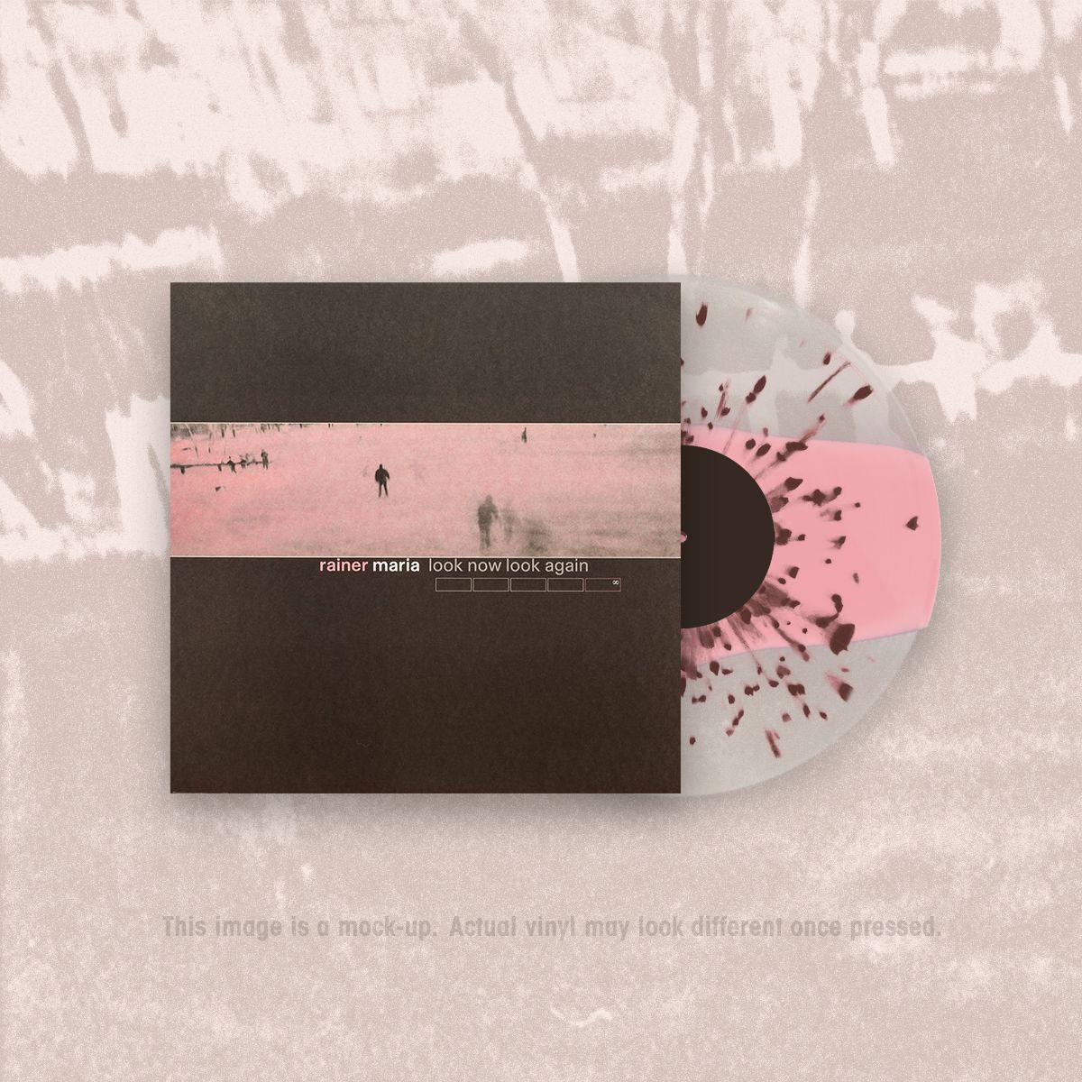 Rainer Maria - Look Now Look Again (25th Anniversary): Pink Stripe w/ Brown Vinyl LP
