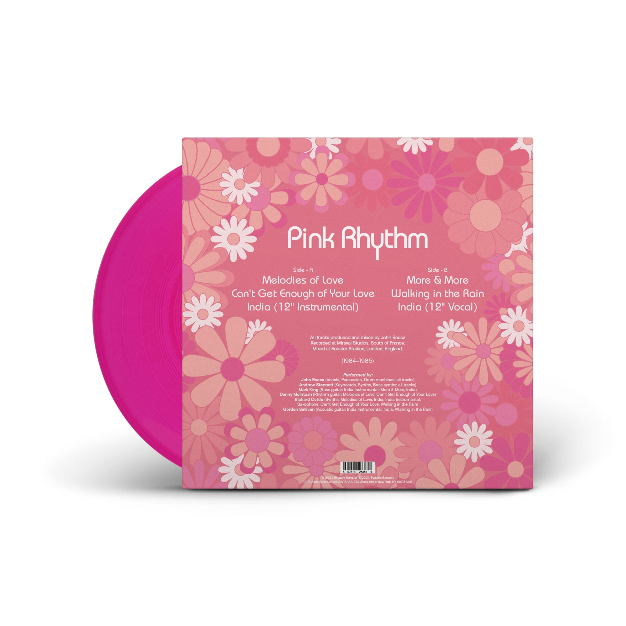 Pink Rhythm - An 80’s Love Affair: Neon Pink Vinyl EP