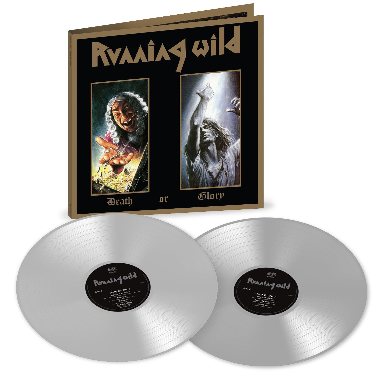 Running Wild - Death Or Glory: Limited Edition Silver Colour Vinyl 2LP