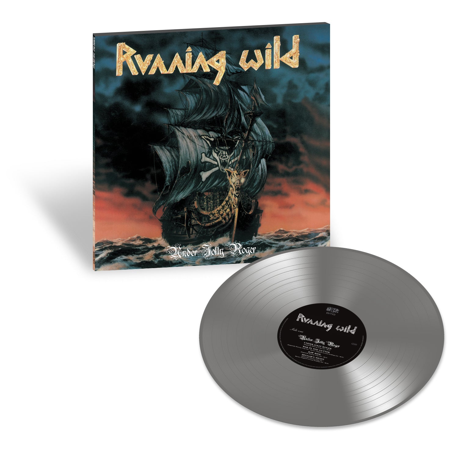 Running Wild - Under Jolly Roger: Limited Edition Grey Vinyl LP