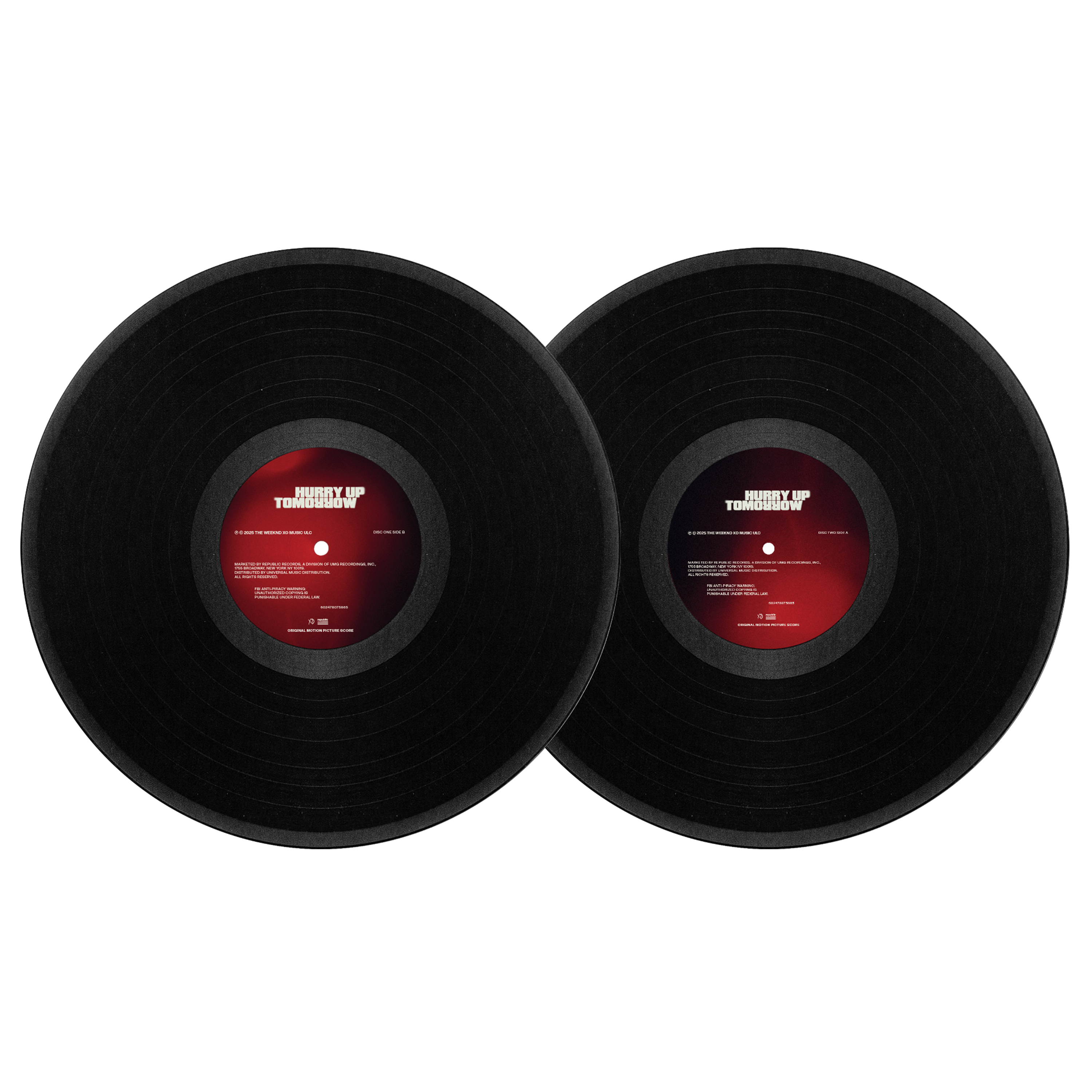 The Weeknd - HURRY UP TOMORROW (Original Motion Picture Score) 2LP