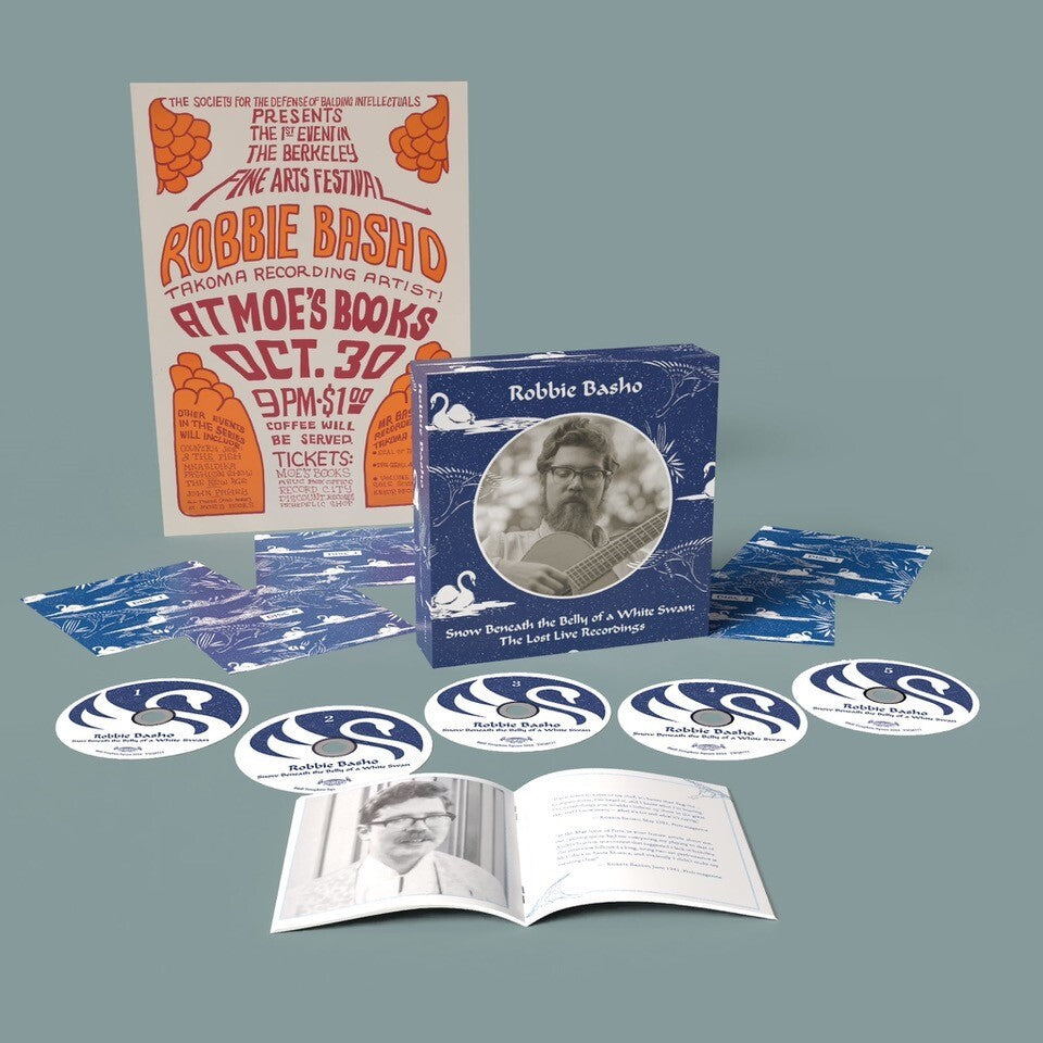 Robbie Basho - Snow Beneath the Belly of a White Swan (The Lost Live Recordings): 5CD Box Set