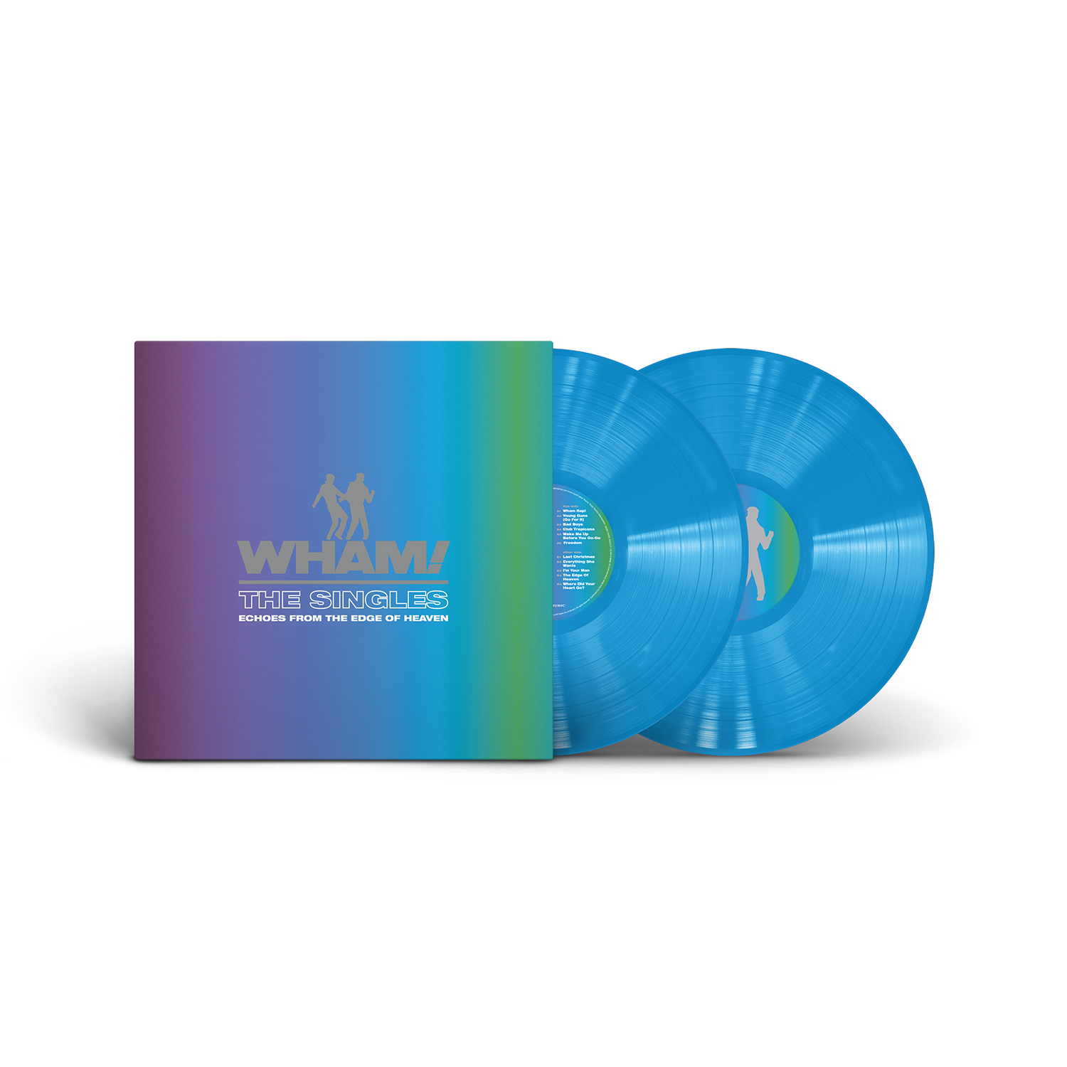 Wham - The Singles - Echoes From The Edge Of Heaven: Blue Vinyl 2LP