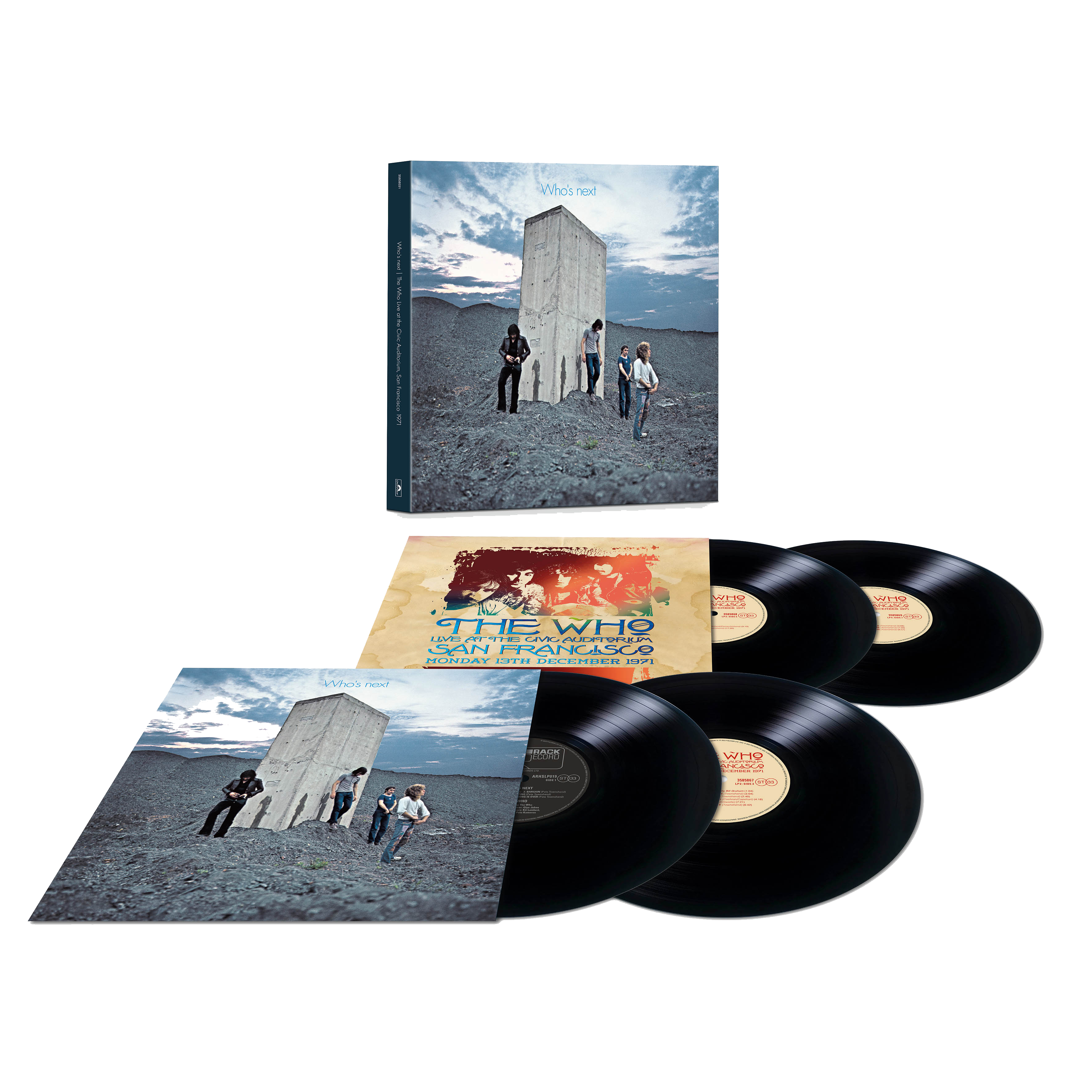 The Who - Who's Next - 50th Anniversary + 1971 San Francisco Live: Vinyl 4LP