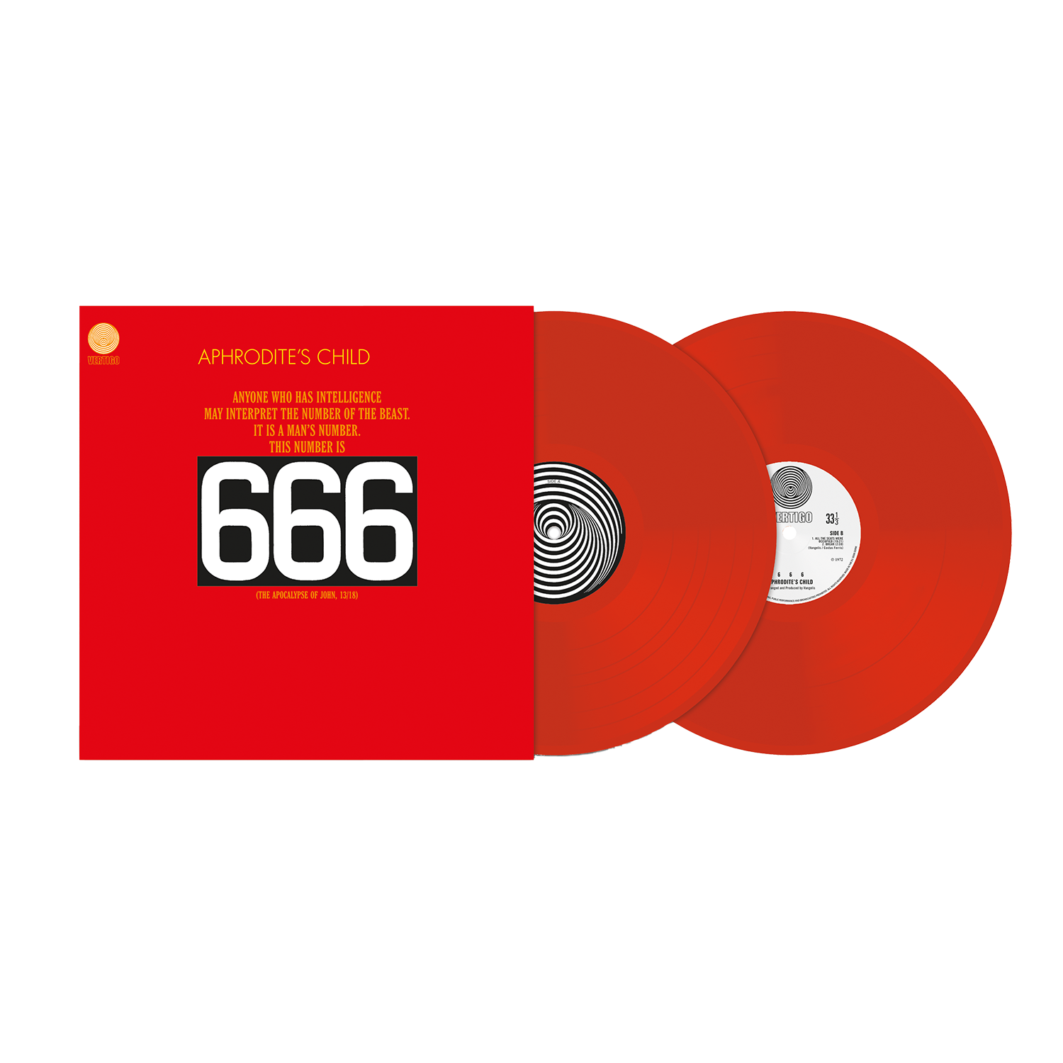 Aphrodite's Child - 666 (The Apocalypse Of John, 13/18): Exclusive Red Vinyl 2LP