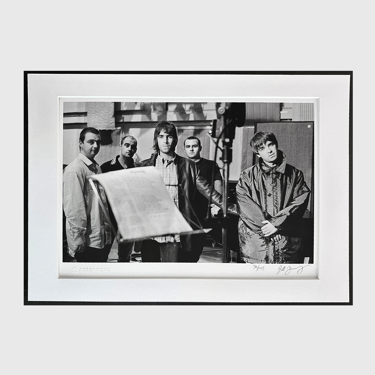 Abbey Road Studios - Oasis October 1996 Limited Edition Print by Jill Furmanovsky