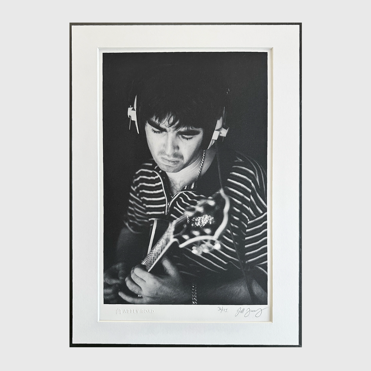 Abbey Road Studios - Oasis Noel Close-up Limited Edition Print by Jill Furmanovsky