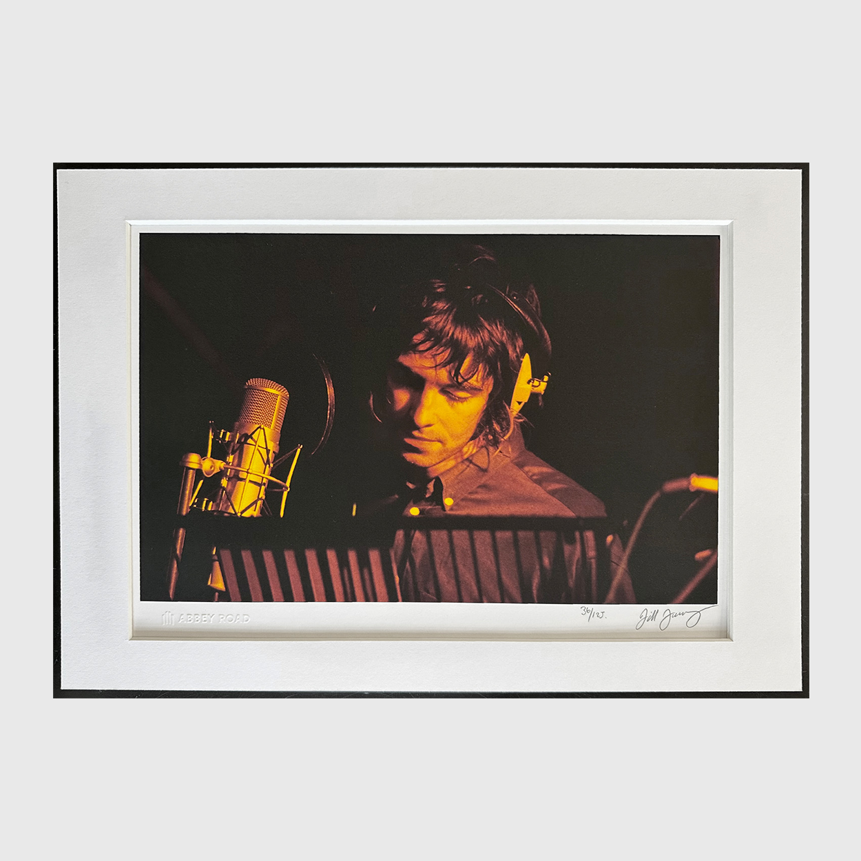 Abbey Road Studios - Oasis Liam Close-up Limited Edition Print by Jill Furmanovsky