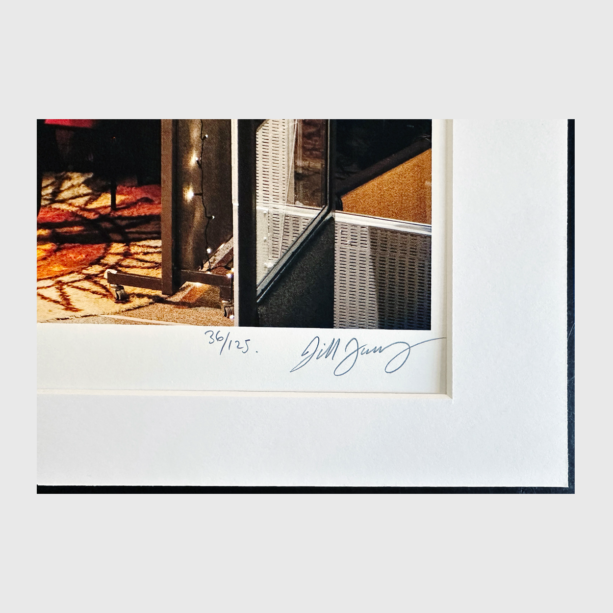 Abbey Road Studios - Oasis Liam Fairy Lights Limited Edition Print by Jill Furmanovsky