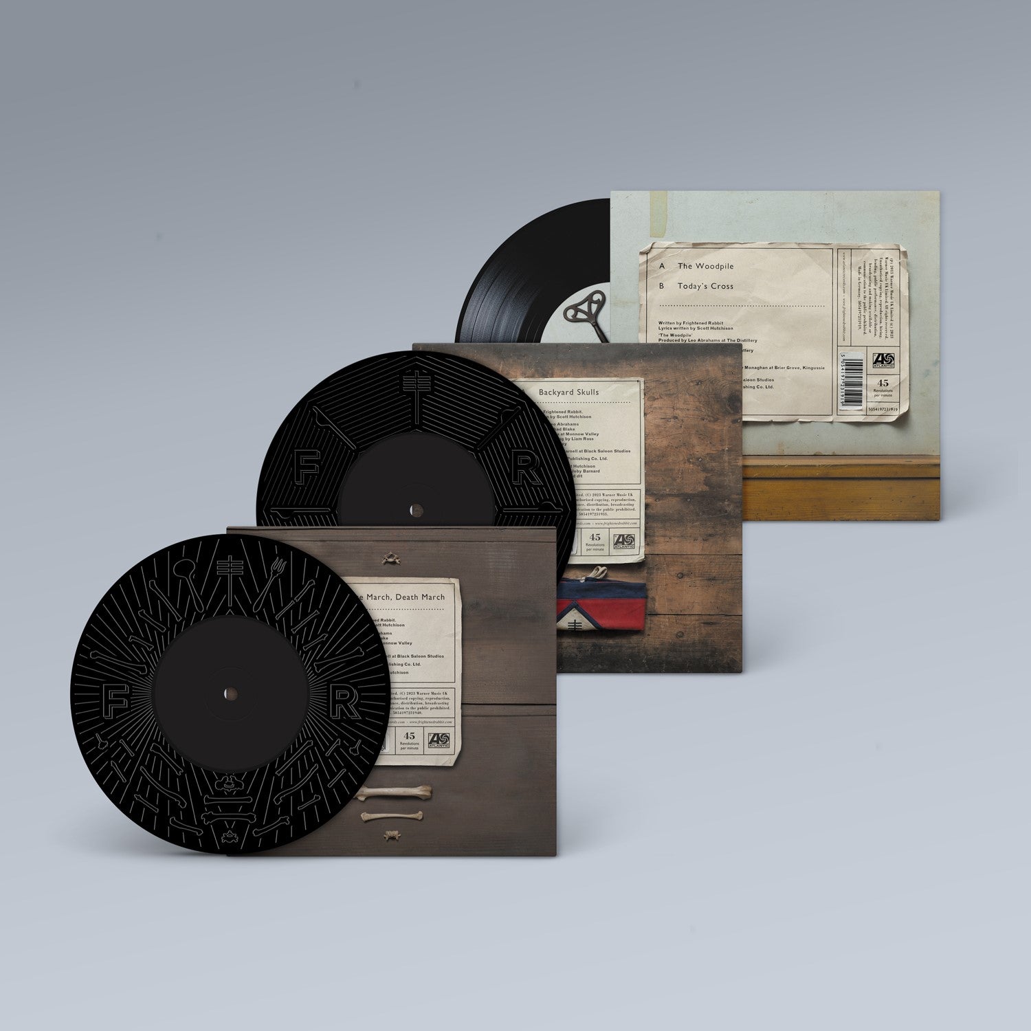 Frightened Rabbit - Backyard Skulls: Vinyl 7" Single Etched