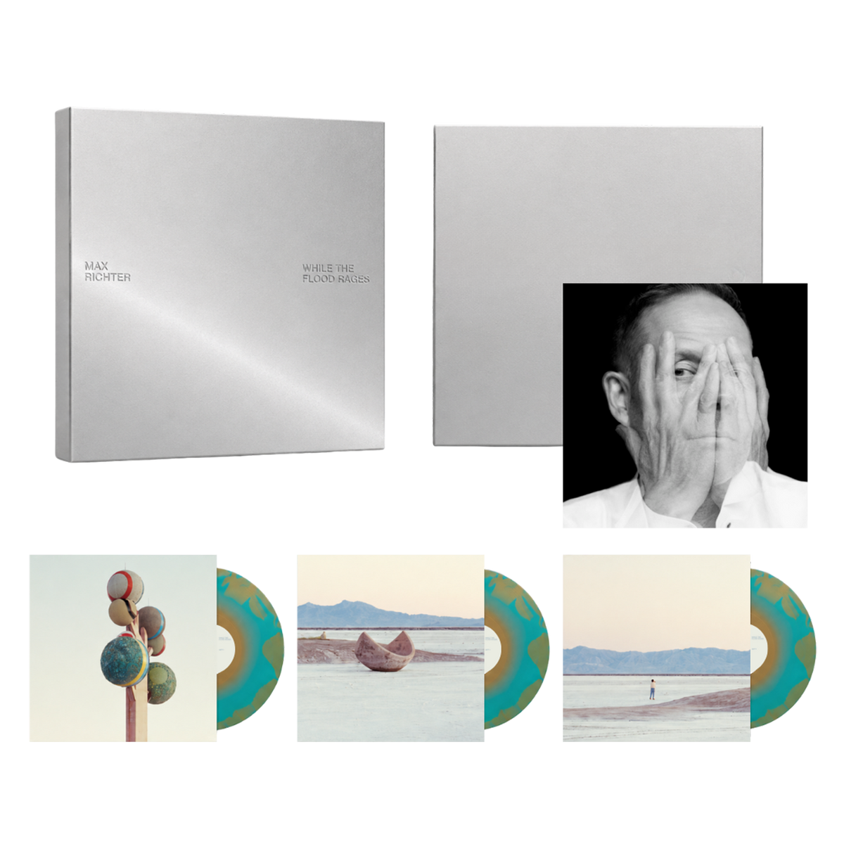While The Flood Rages - 3LP Media Box with Colour Vinyl (Signed)