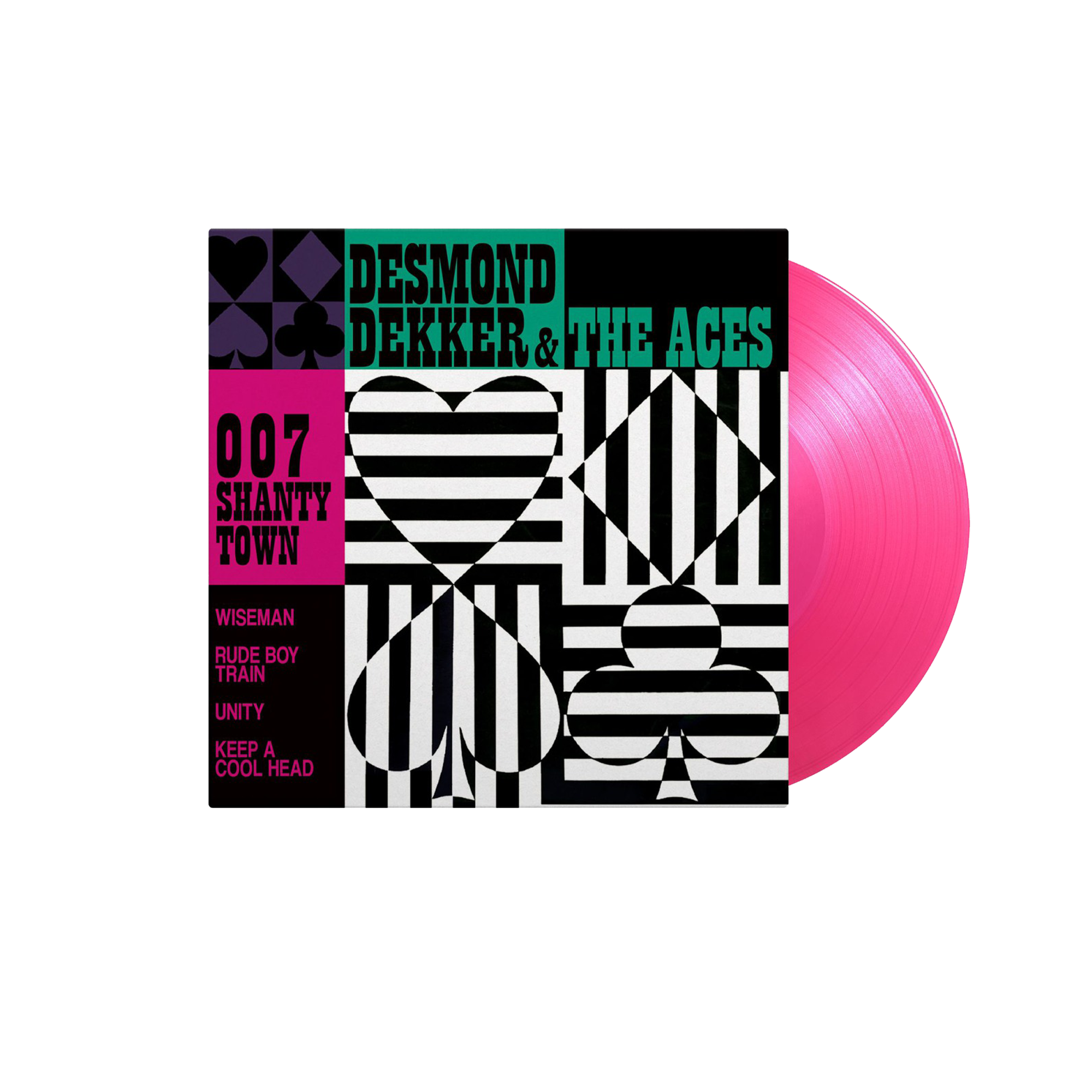 Desmond Dekker, The Aces - 007 Shanty Town: Magenta Colour Vinyl LP