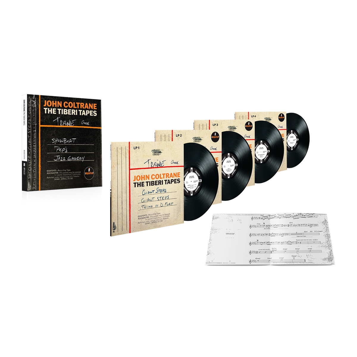 John Coltrane - The Tiberi Tapes - 4LP Box Set