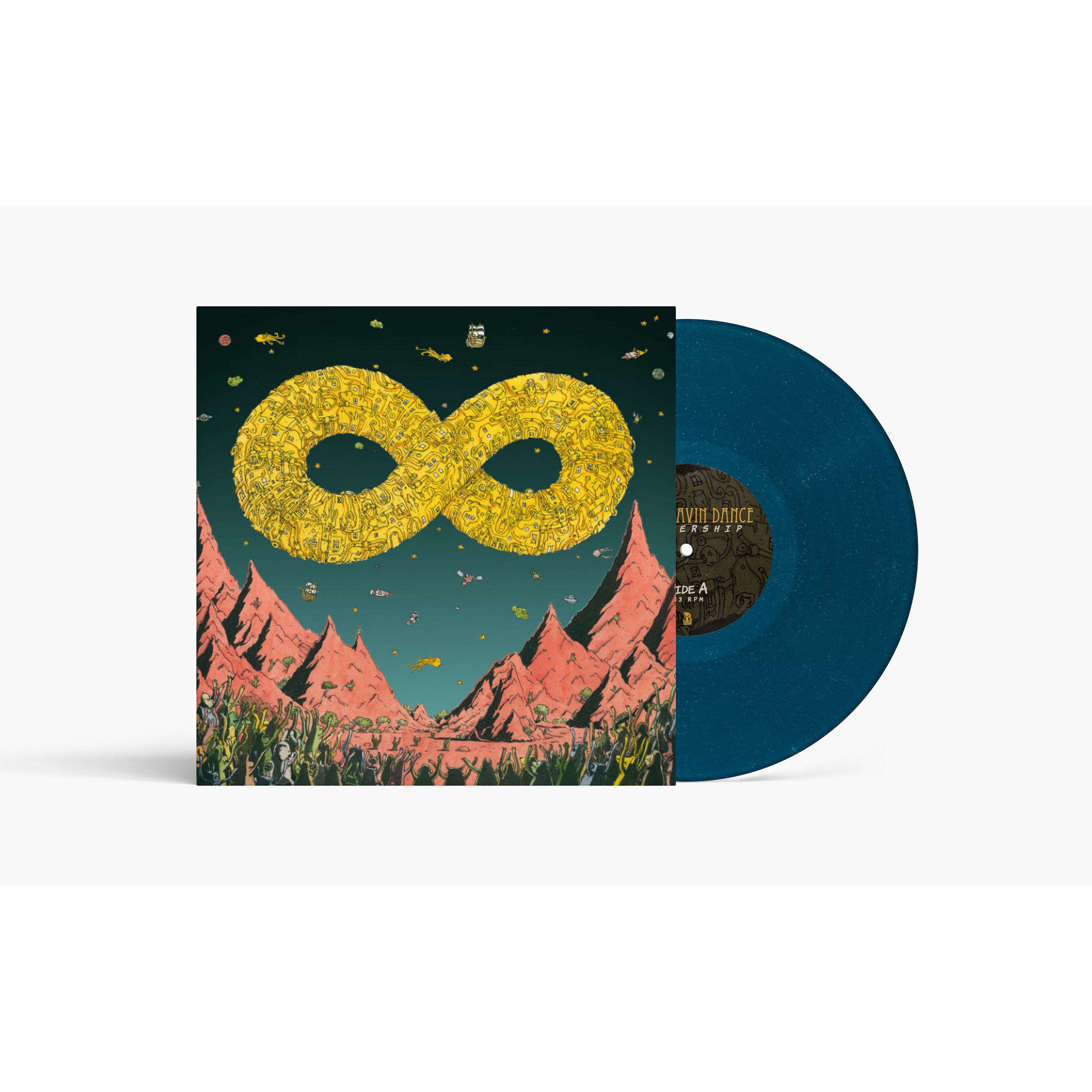 Dance Gavin Dance - Mothership (10 Year Anniversary Edition): Sea Blue Glitter Vinyl LP